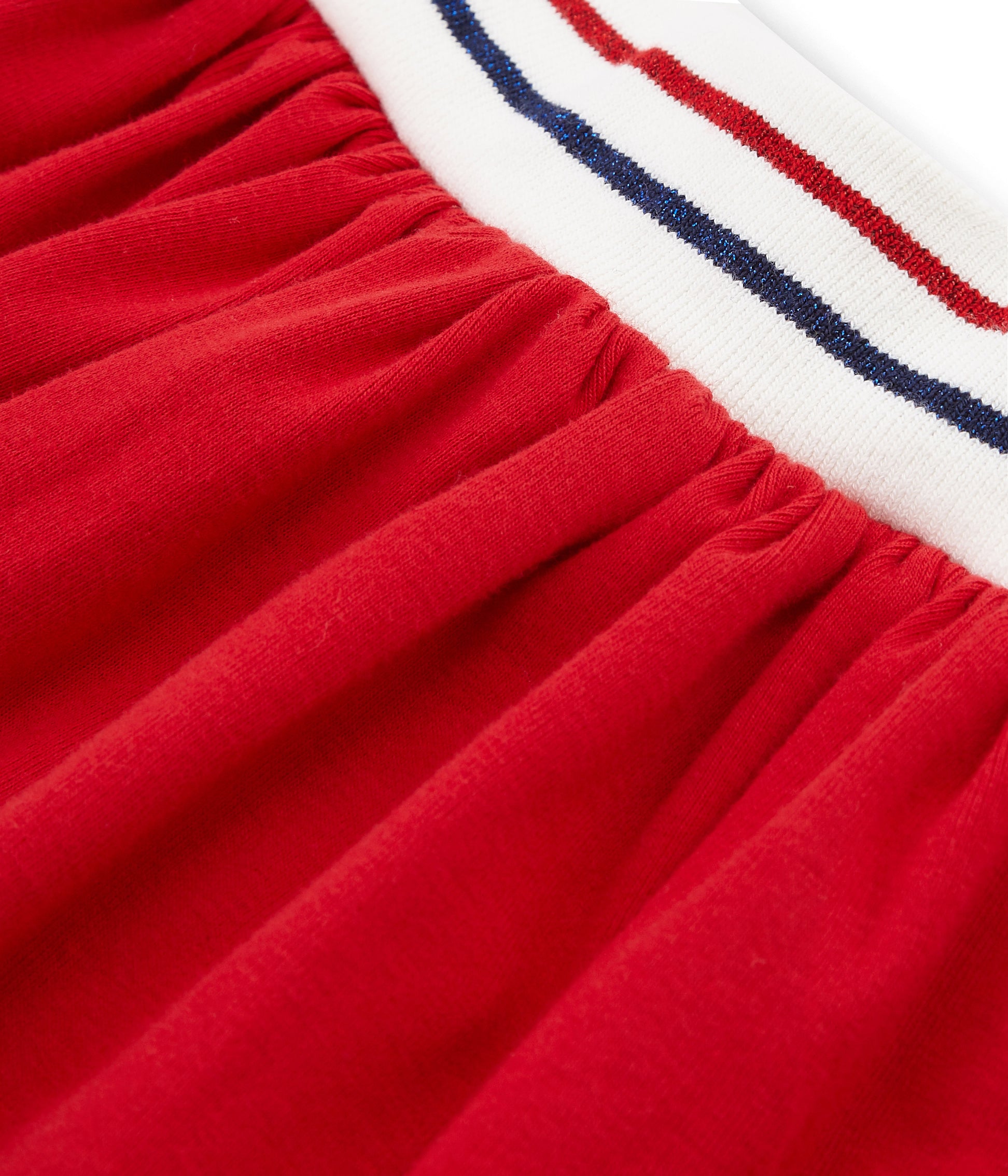 Girls Red Cotton Skirt