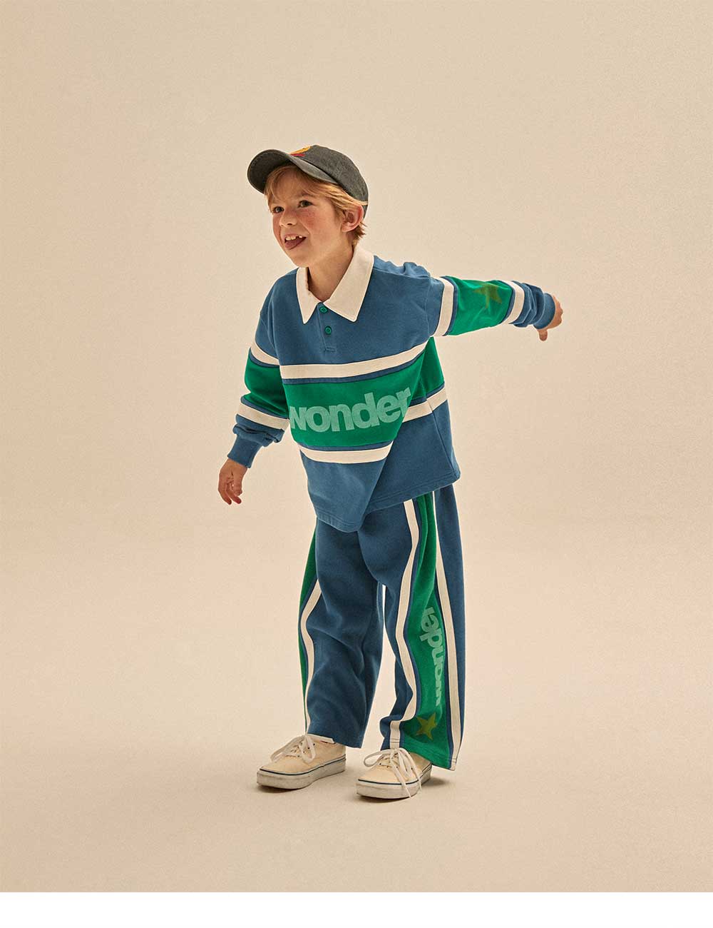 Boys & Girls Blue Cotton T-Shirt