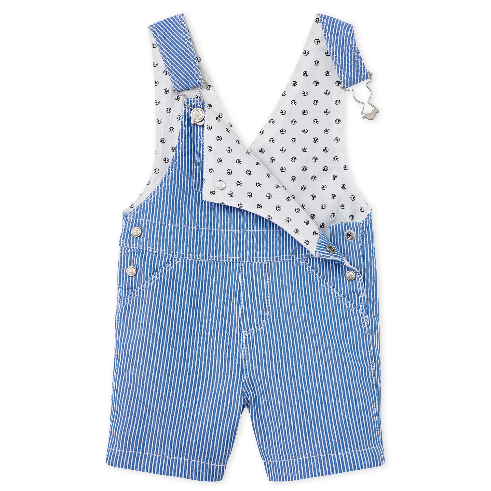 Baby Blue Stripes Shorts