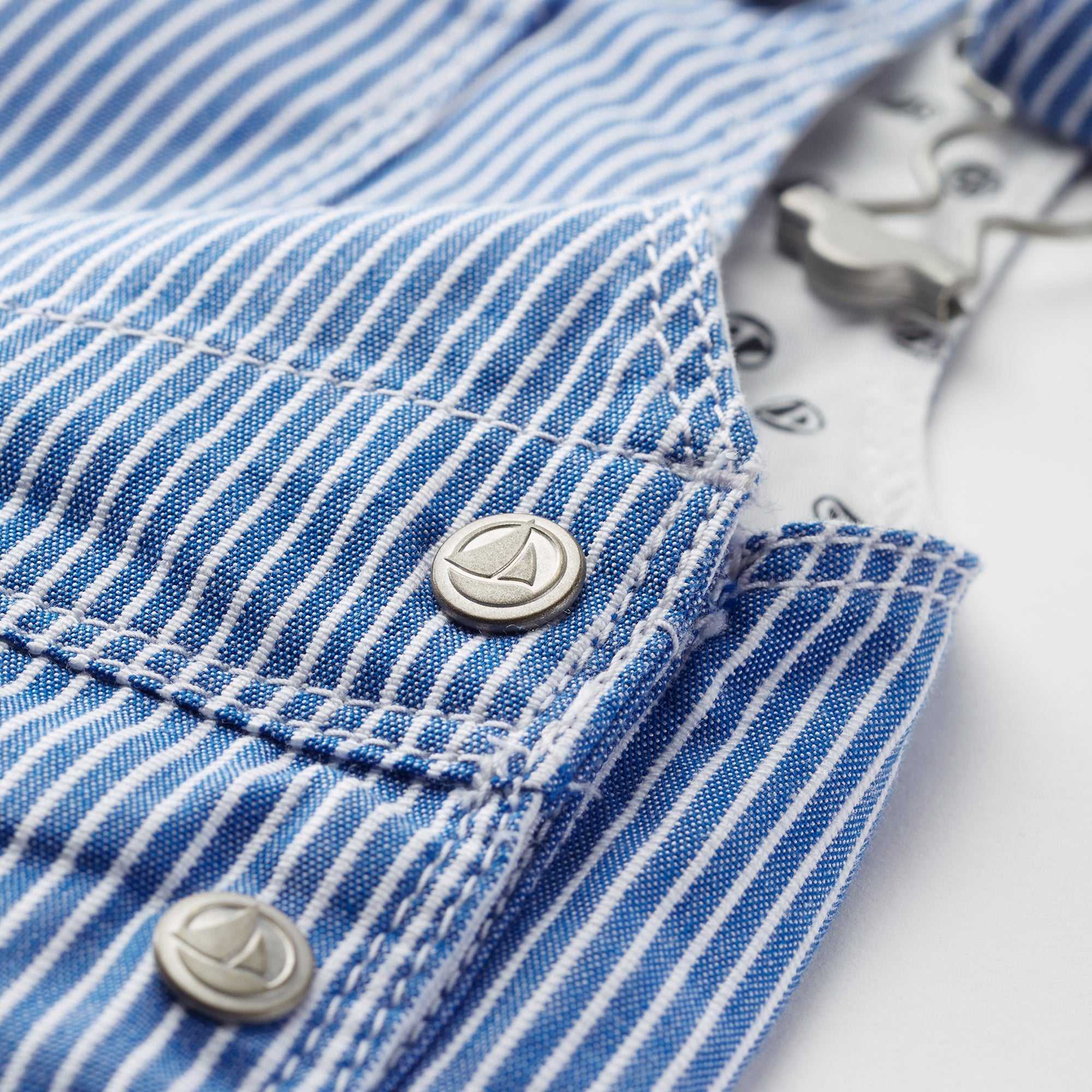 Baby Blue Stripes Shorts