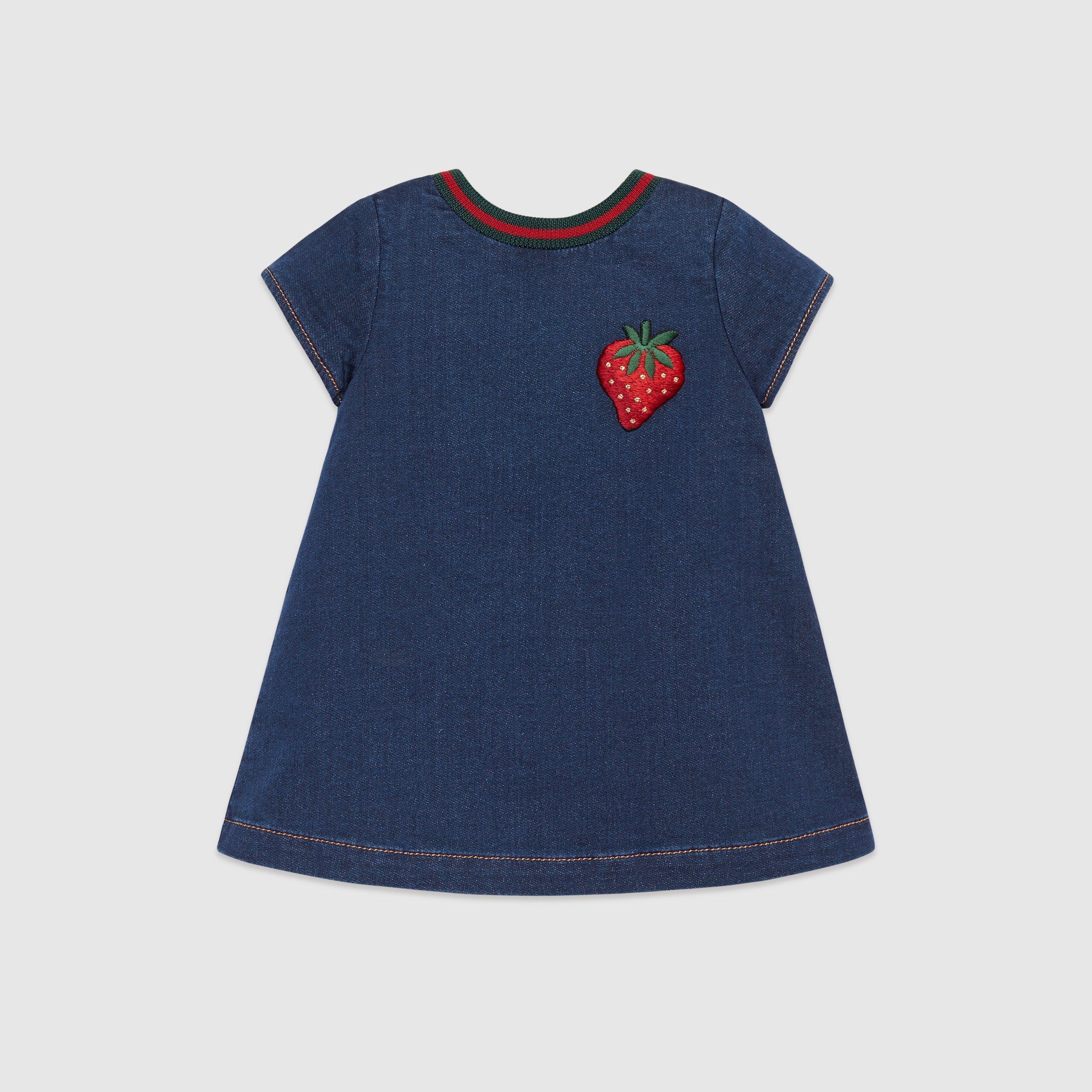 Baby Girls Blue Cotton Dress