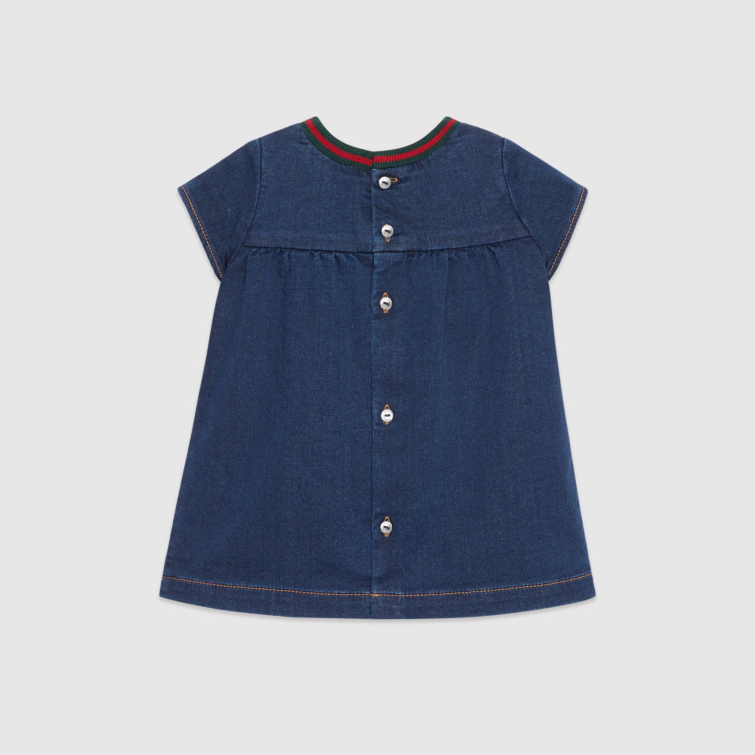 Baby Girls Blue Cotton Dress