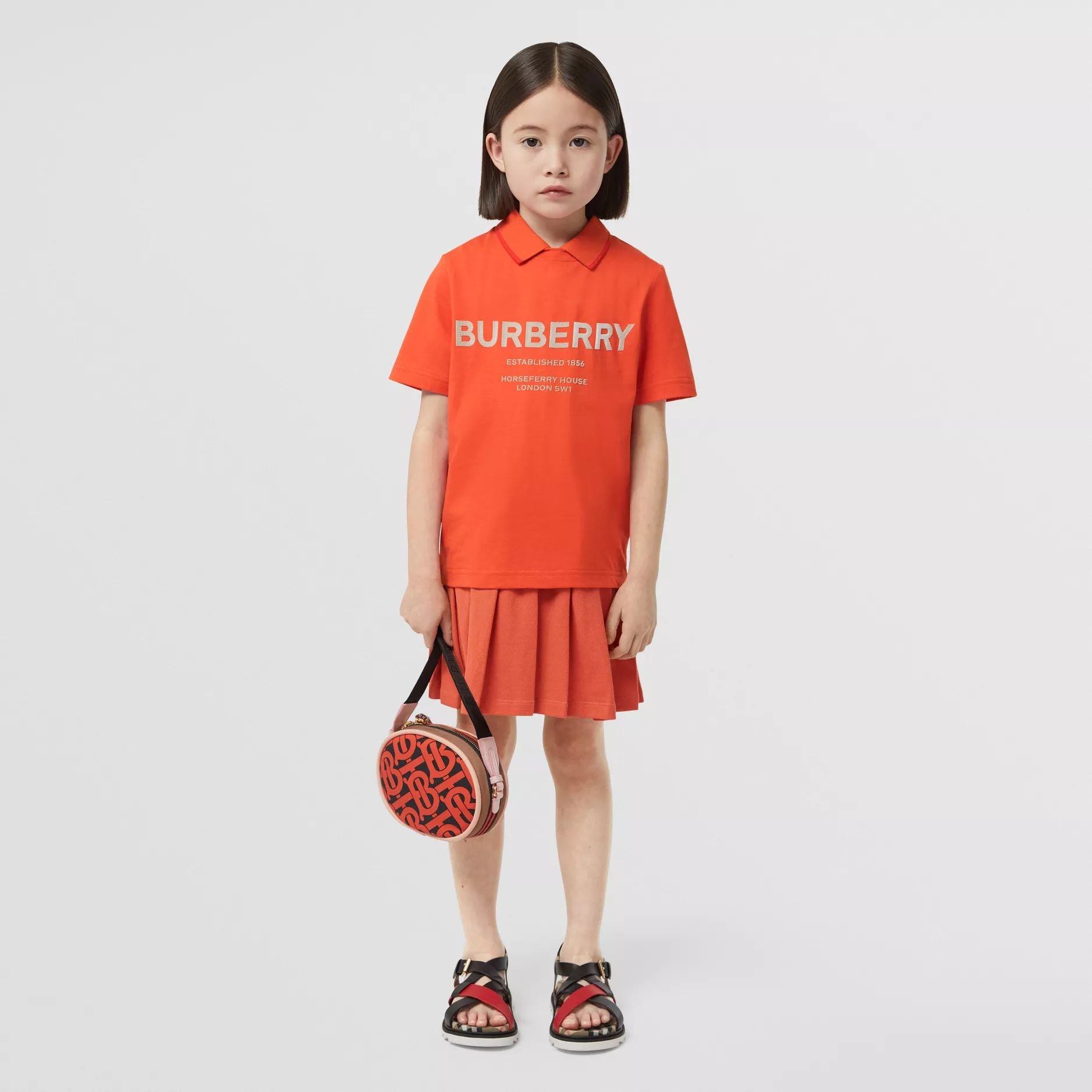 Boy & Girls Orange Cotton T-Shirts