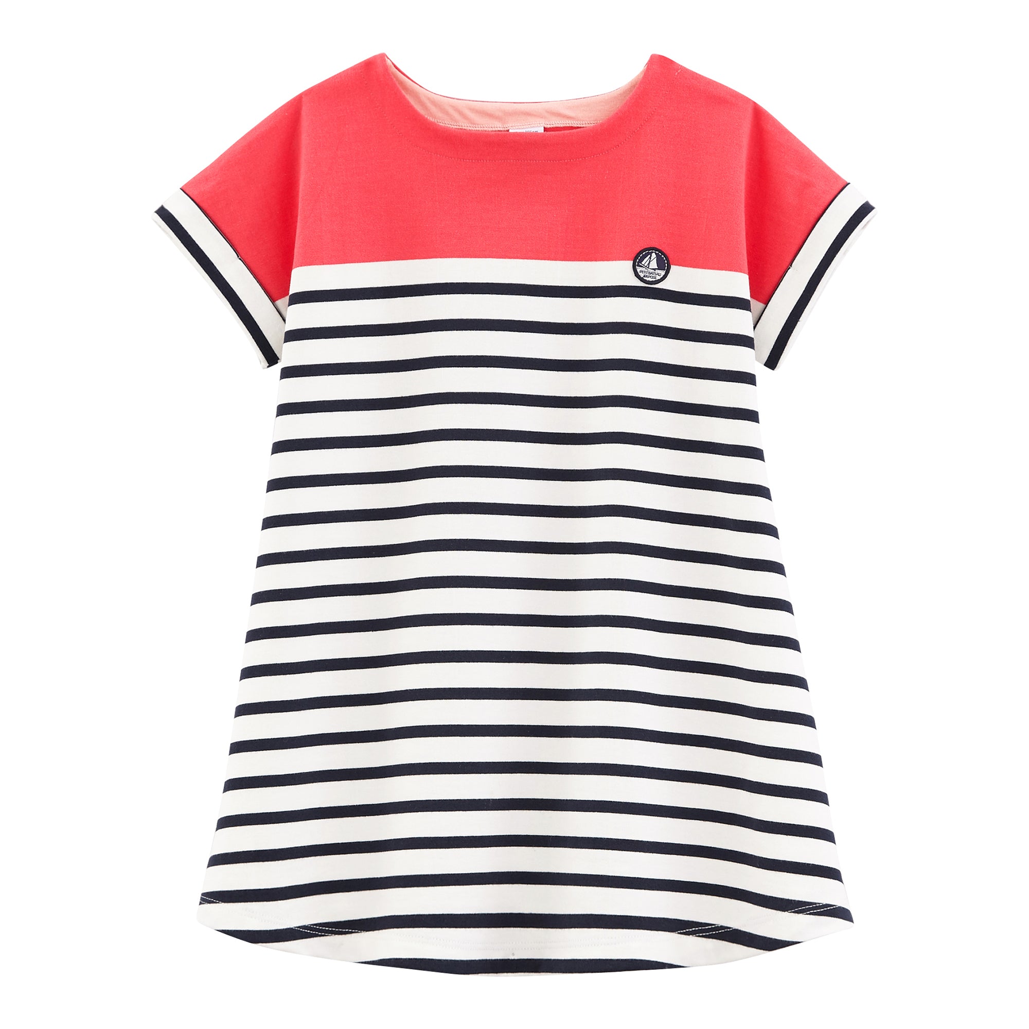 Girls Pink Stripes Dress