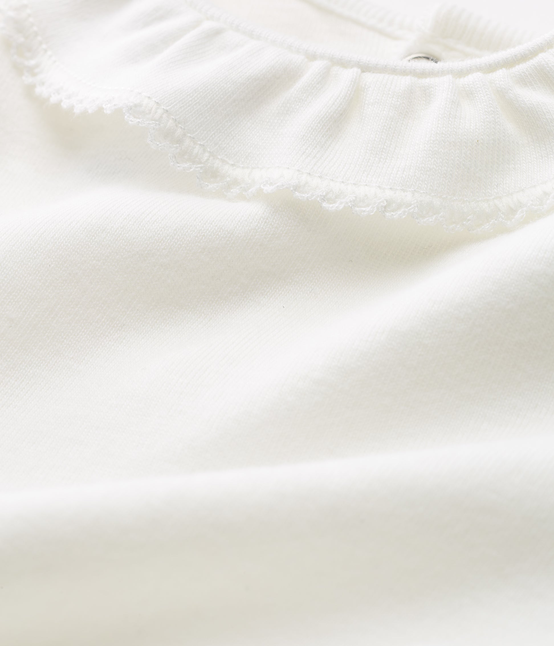 Baby Girls Rice White Cotton Babysuits