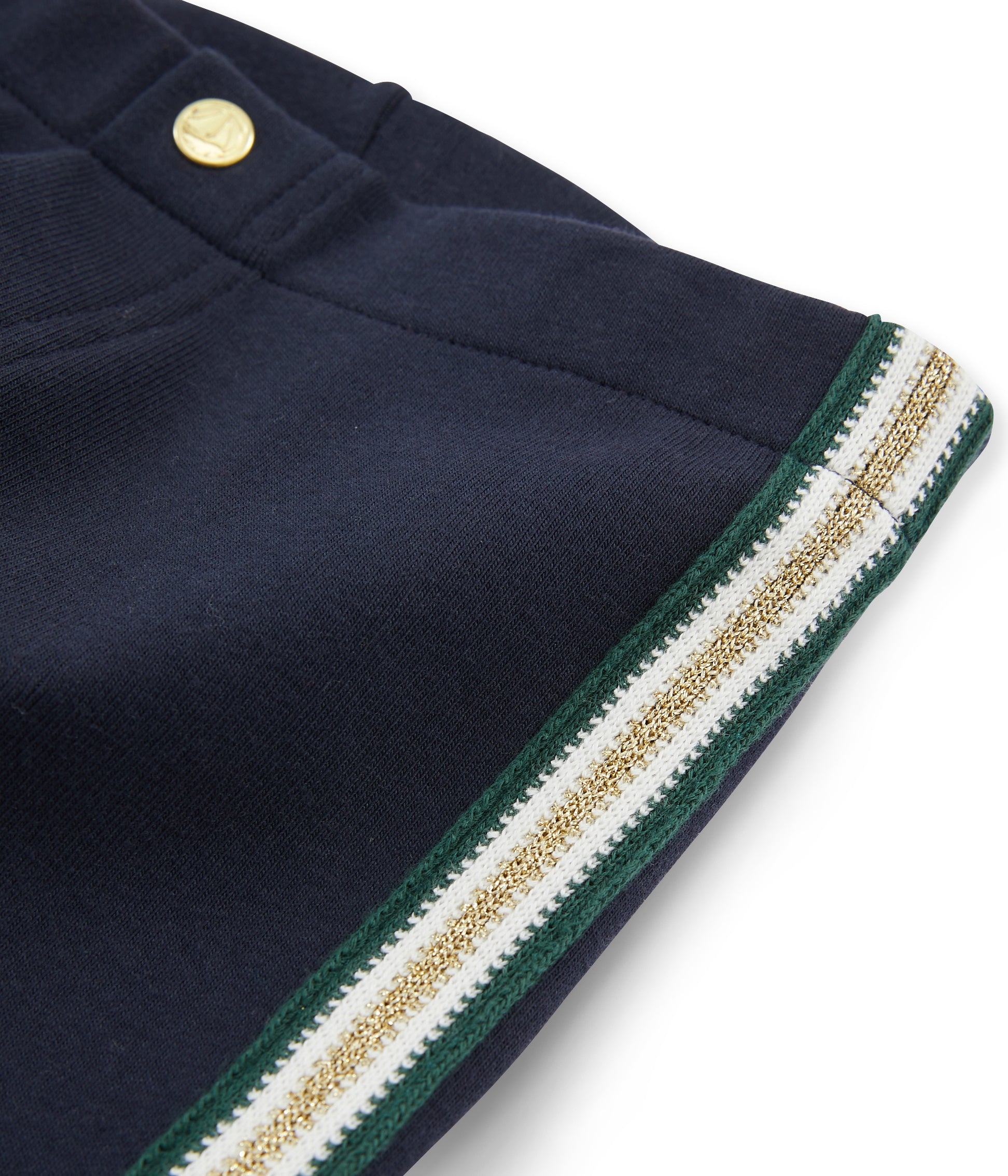 Girls Blue Cotton Trousers