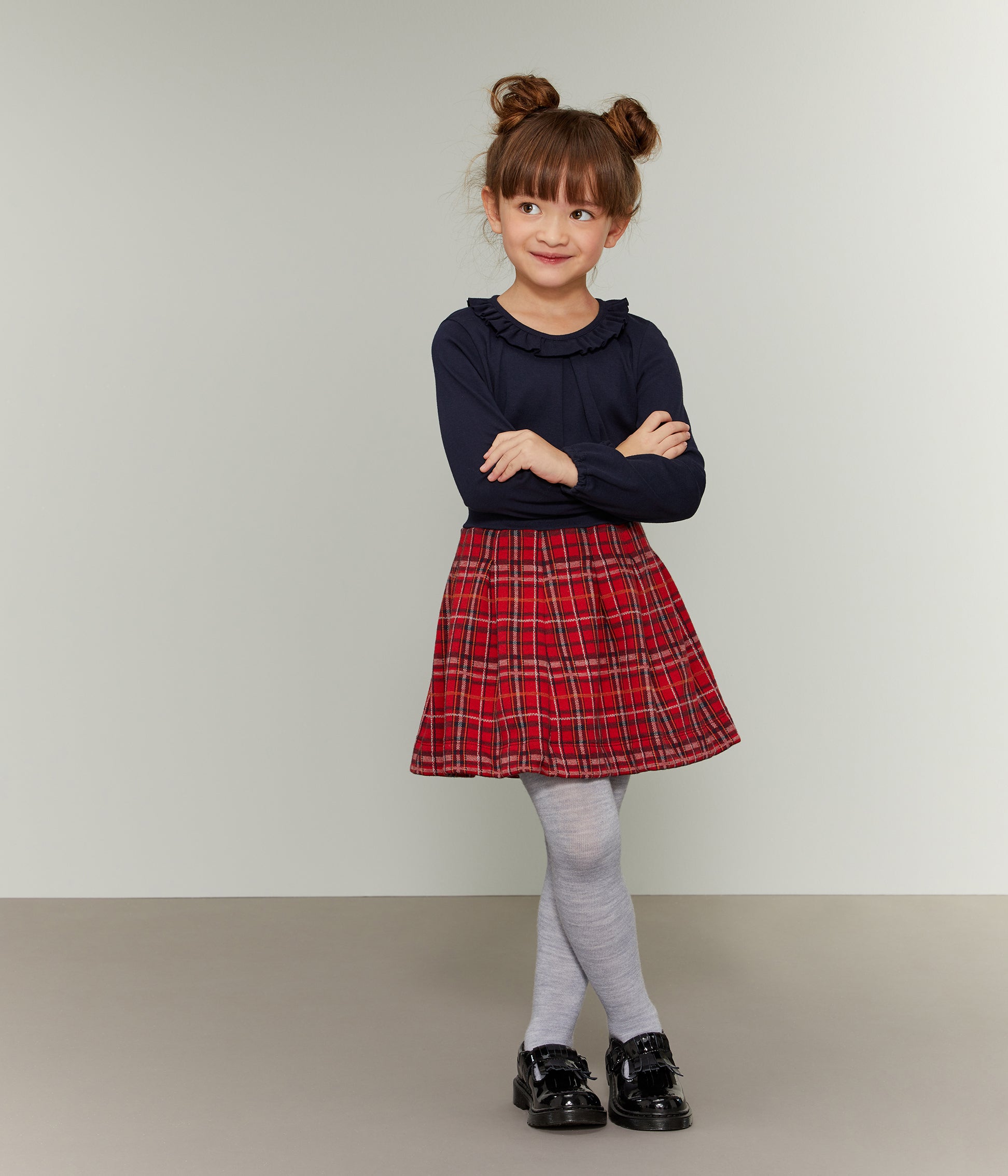 Girls Blue Frill Shirt