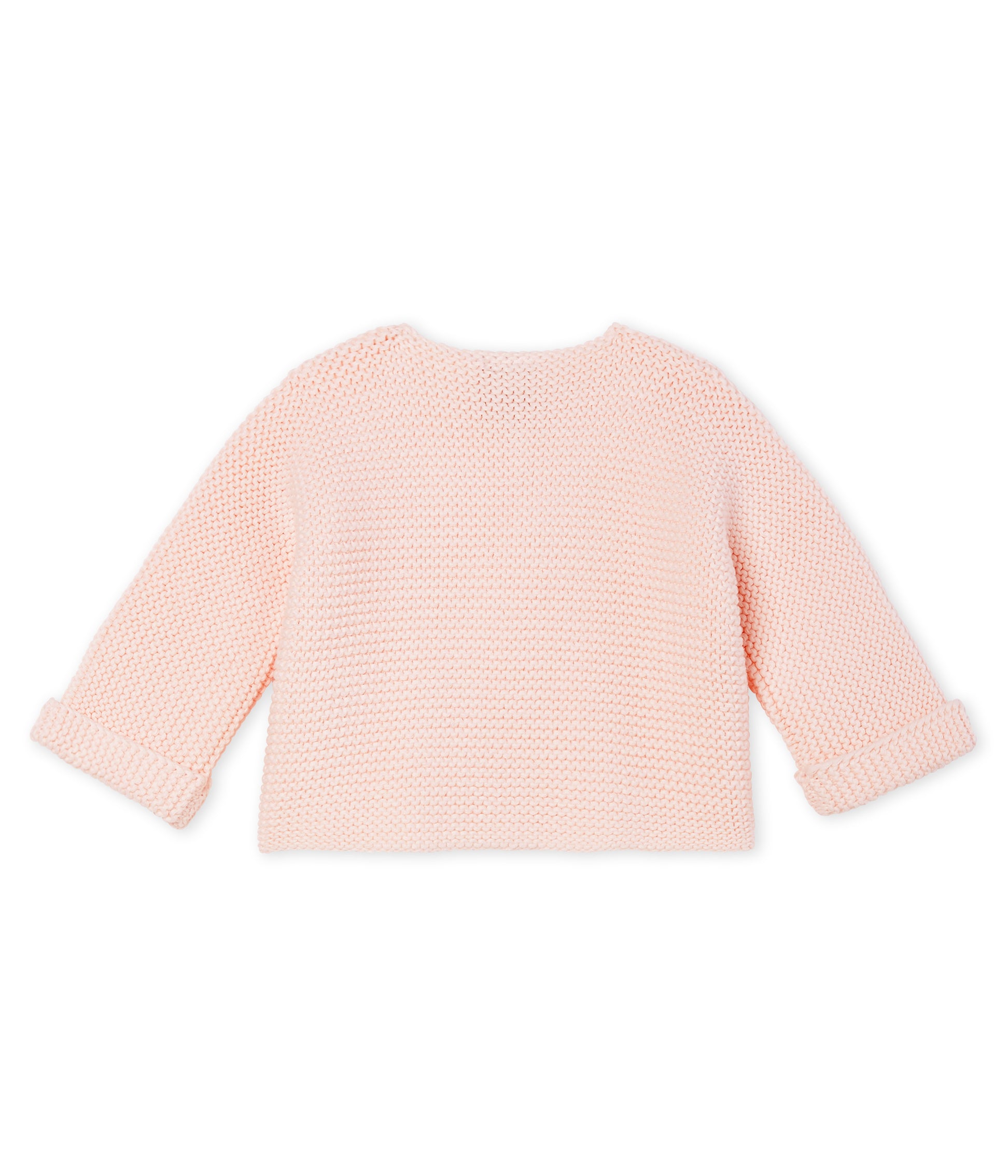 Baby Girls Pink Cotton Cardigan