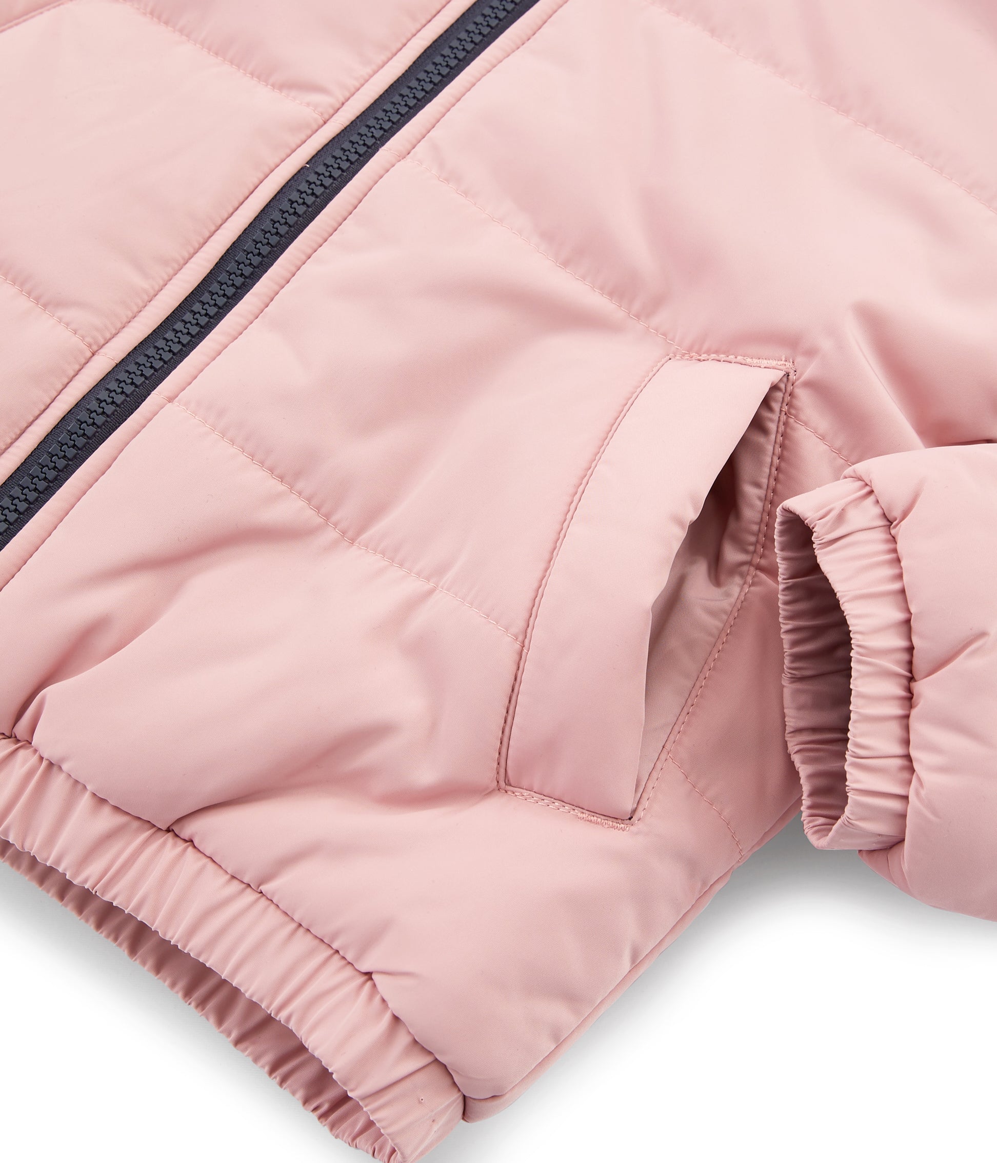 Girls Dark Pink Double Sided Coat