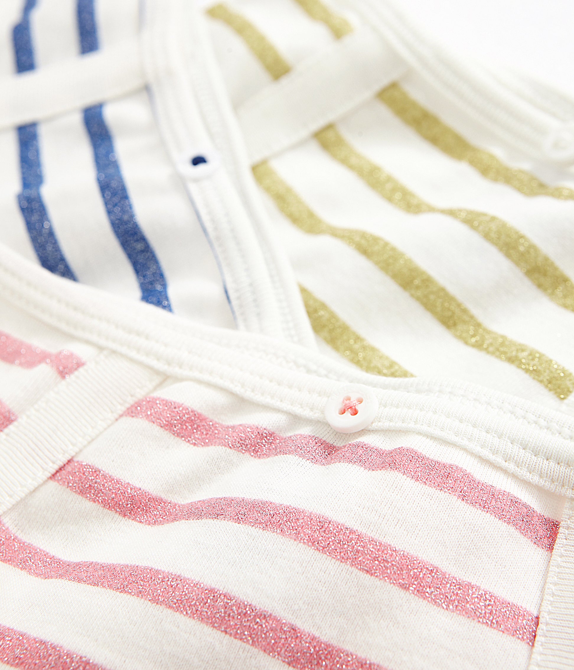 Girls Multicolor Striped Cotton Underwear Set