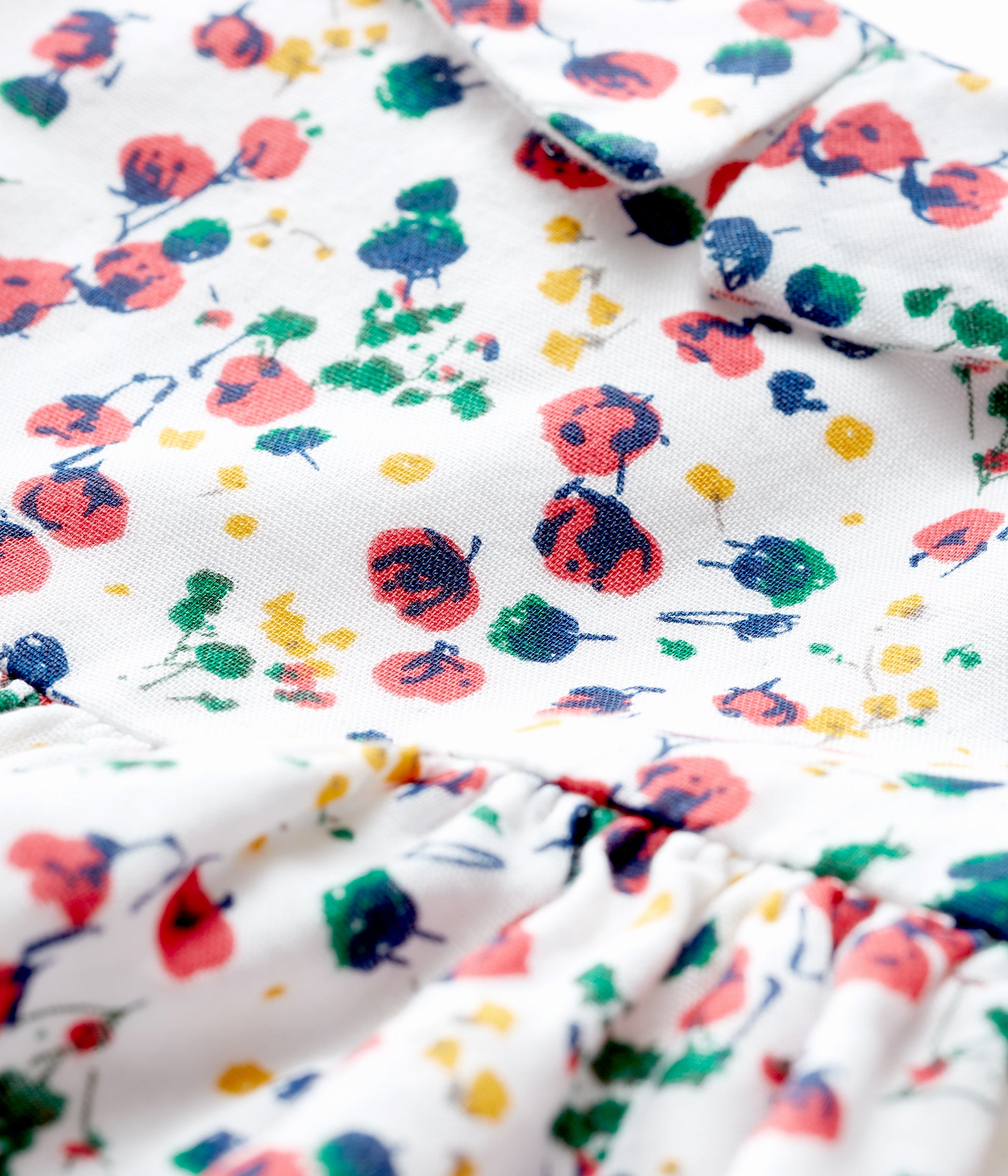 Baby Girls Multicolor Floral Cotton Dress