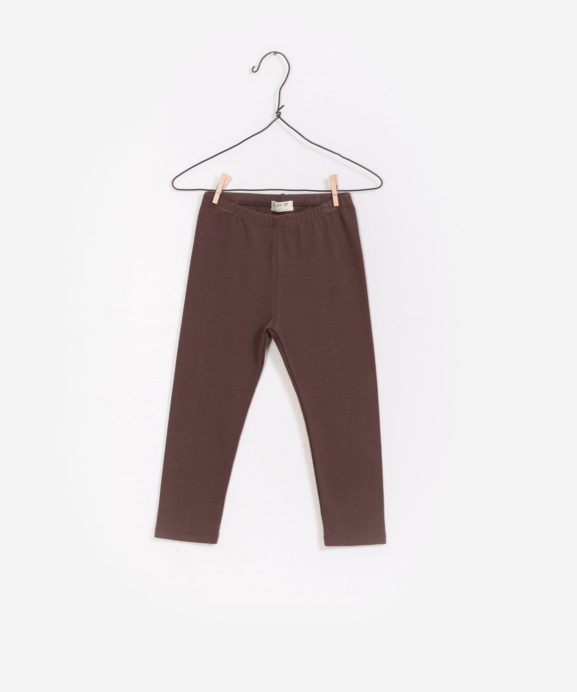 Girls Brown Cotton Trousers