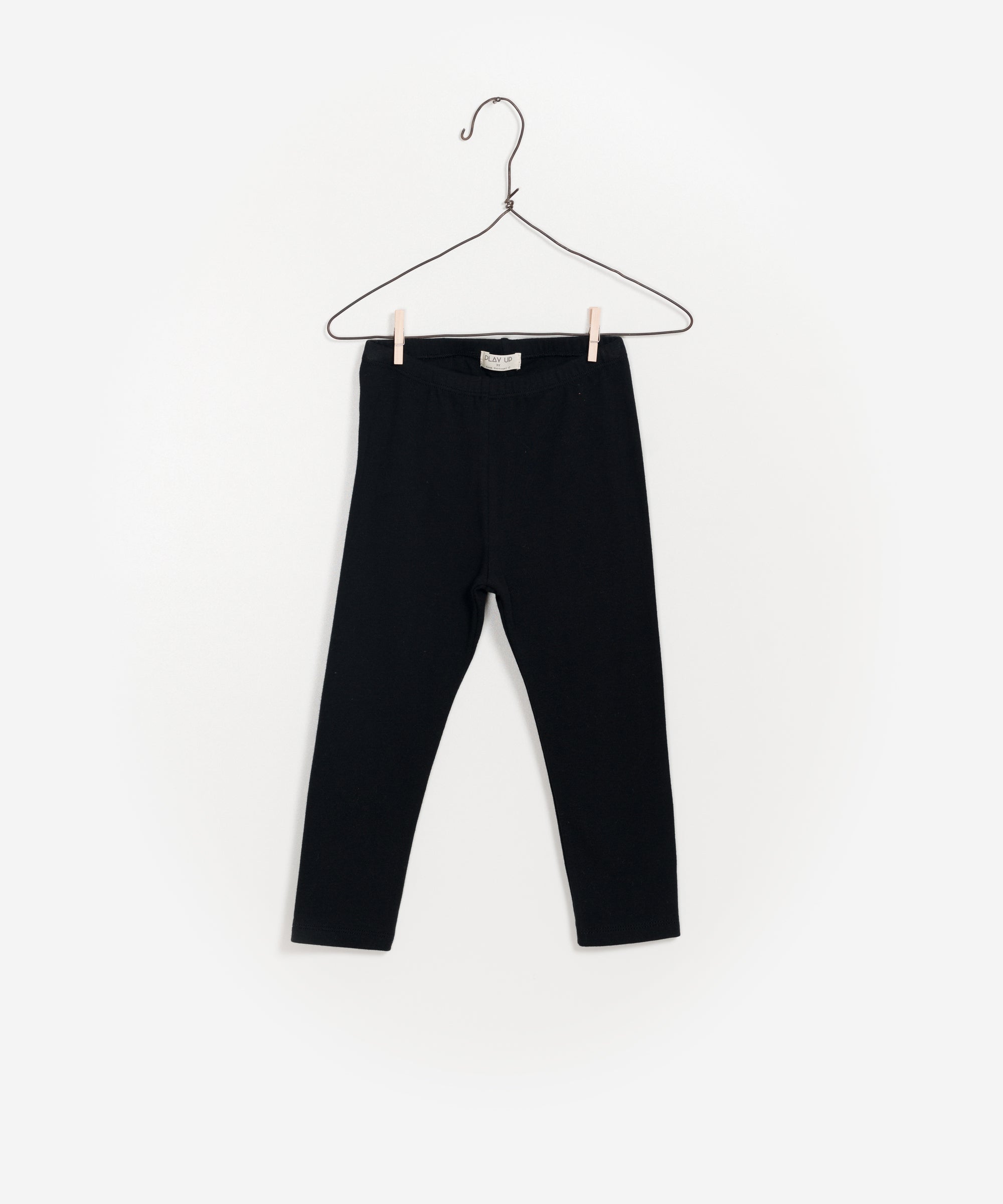 Girls Black Cotton Trousers