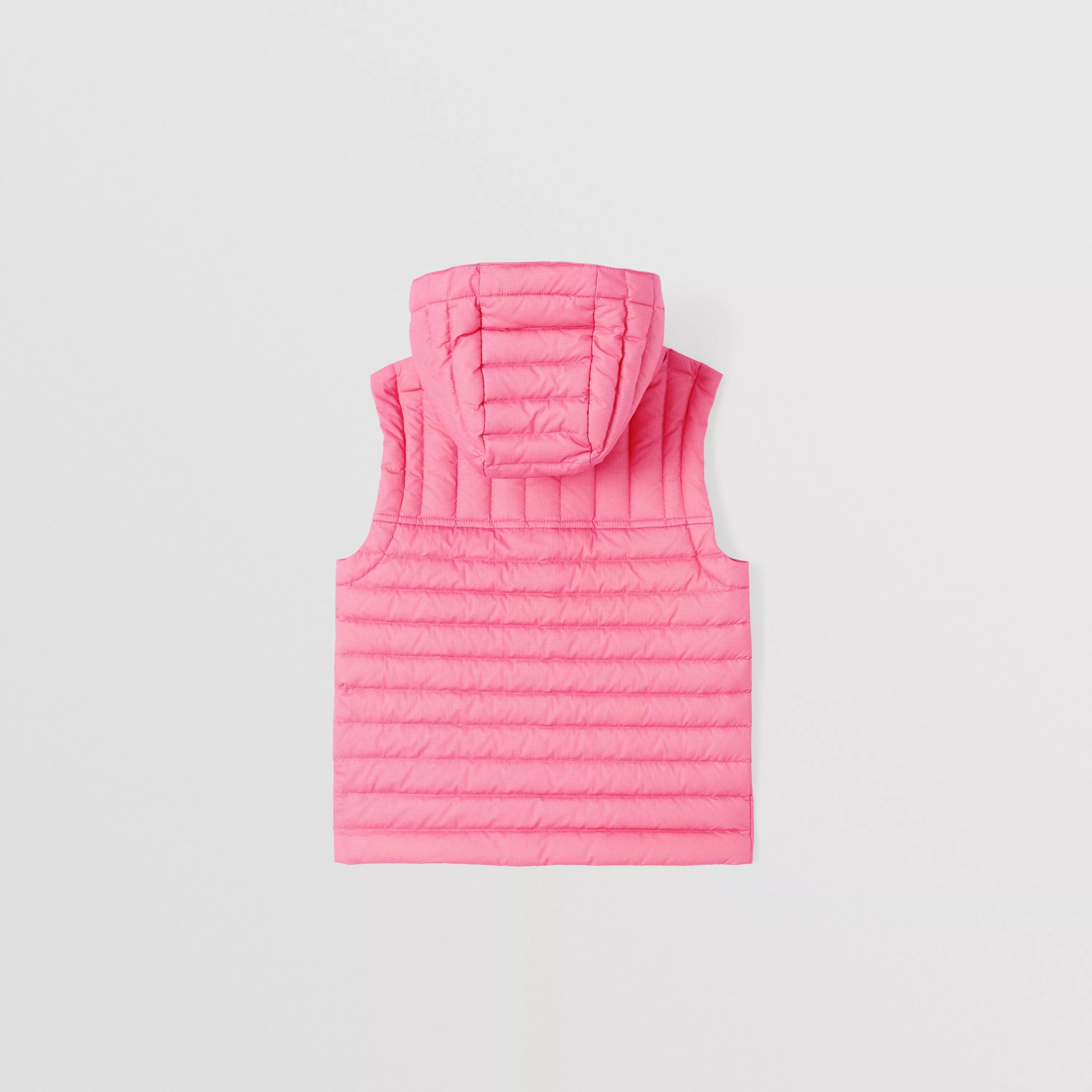 Girls Pink Padded Down Gilet