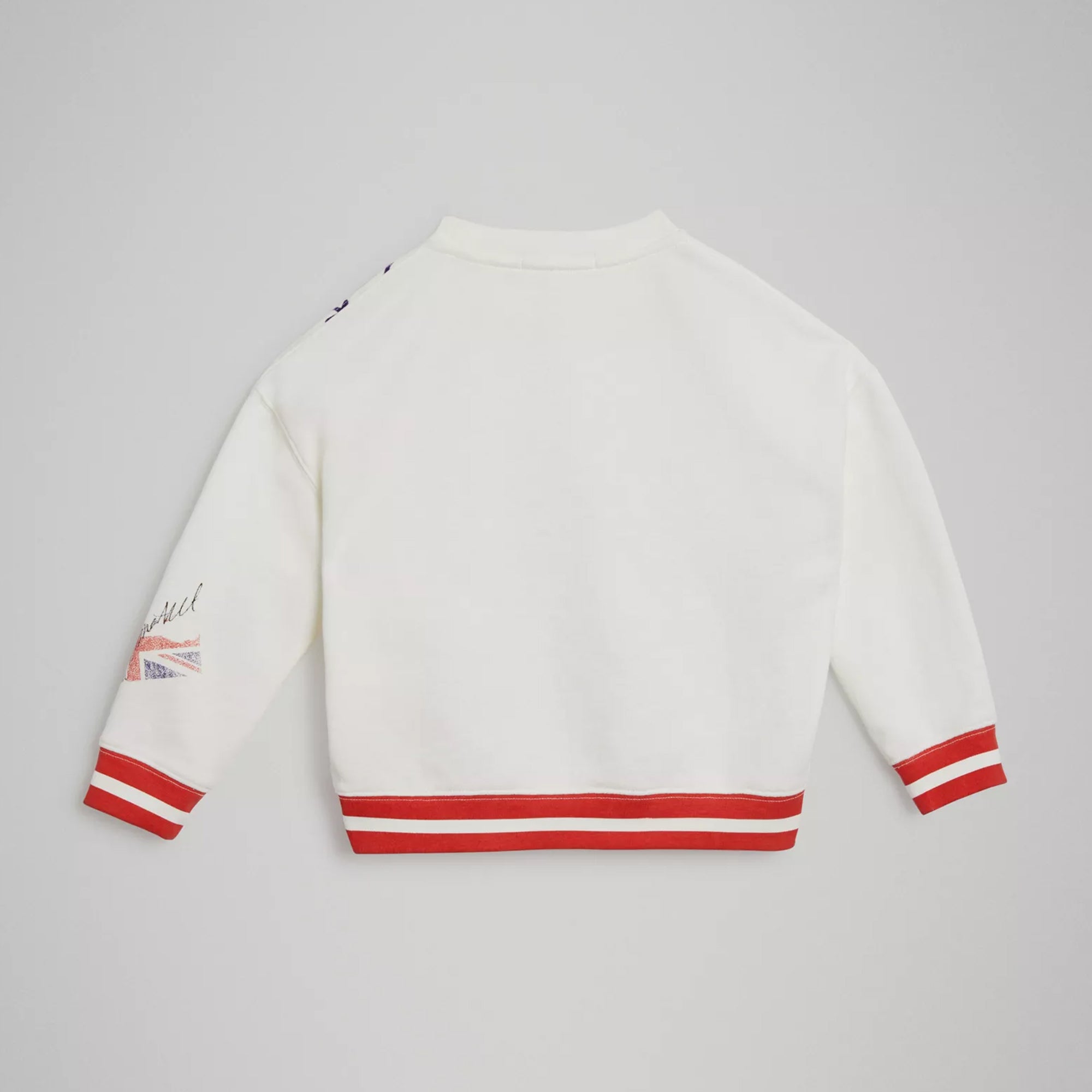 Girls Ivory Cotton Sweater