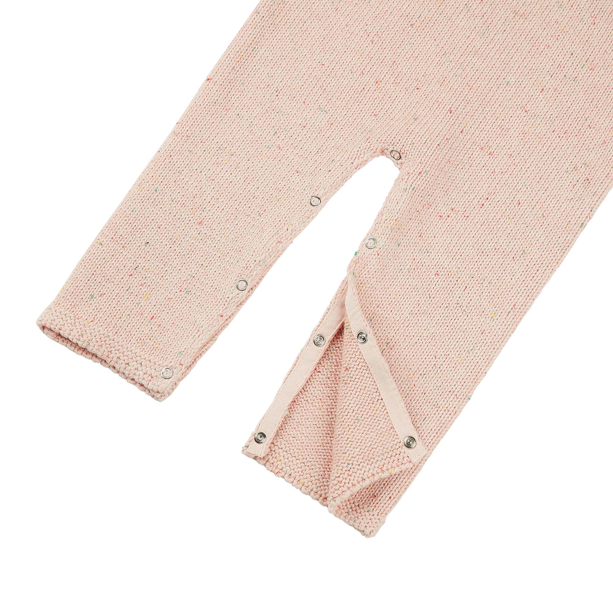 Baby Girls Light Pink Cotton Babysuit
