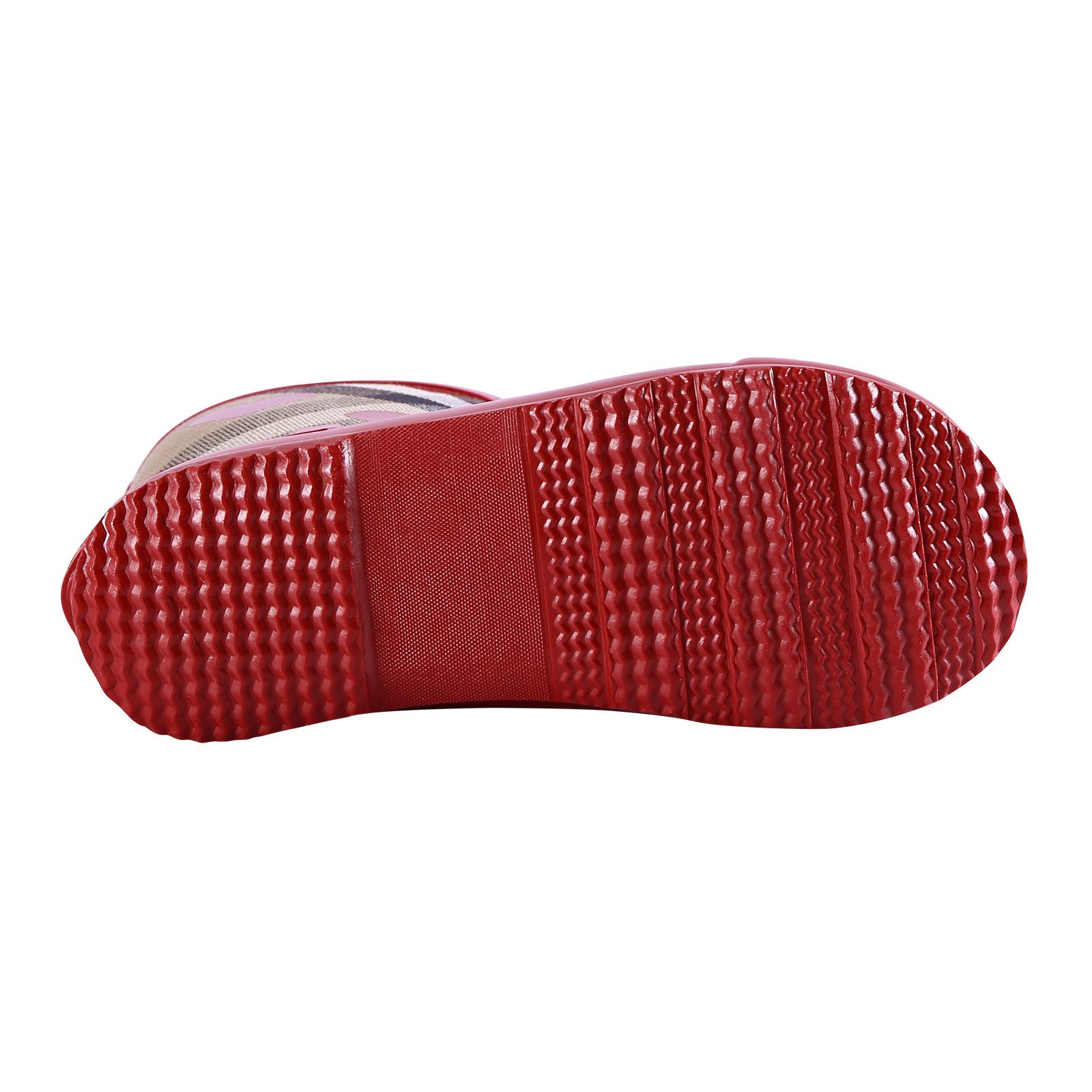 Girls Red Rain Boots With House Check & Hearts - CÉMAROSE | Children's Fashion Store - 4