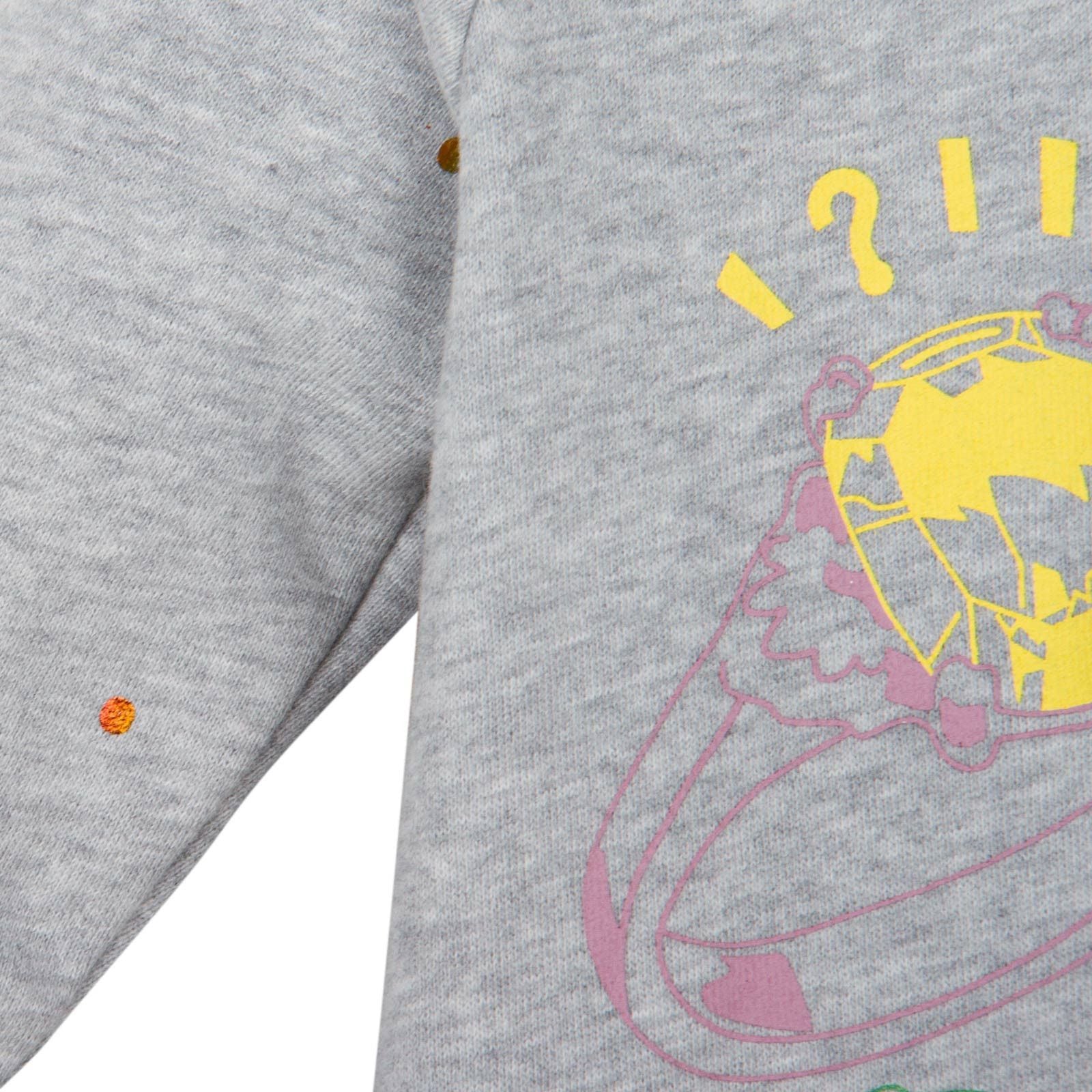 Betty Girls Grey Jeweled Rings Sweatshirt - CÉMAROSE | Children's Fashion Store - 4