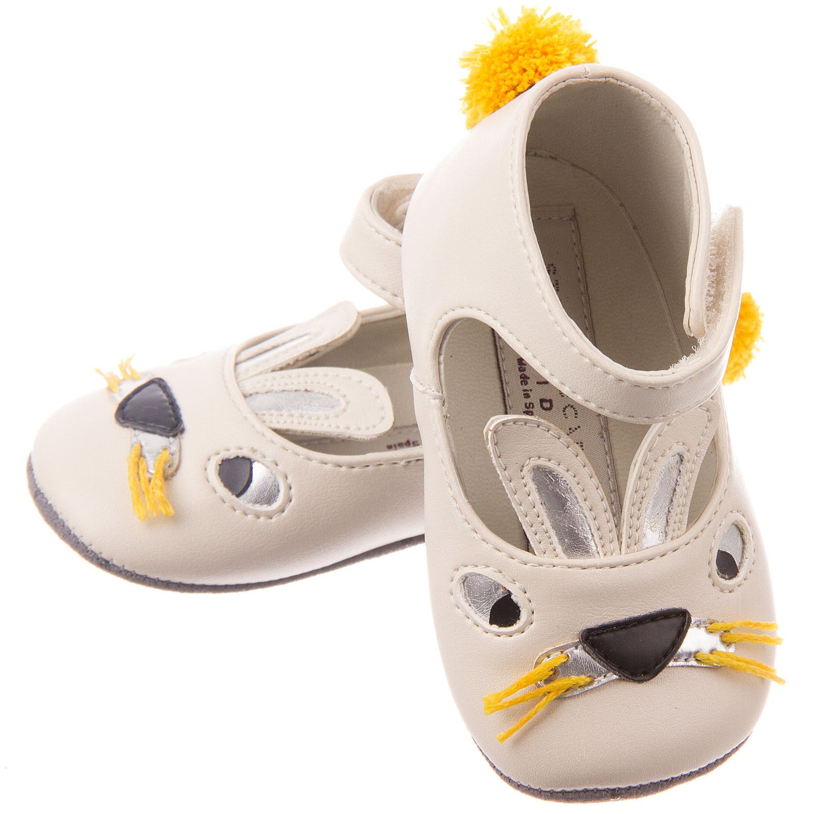 Hopper Baby Girls Beige Bunny Pre-Walker Shoes - CÉMAROSE | Children's Fashion Store - 4
