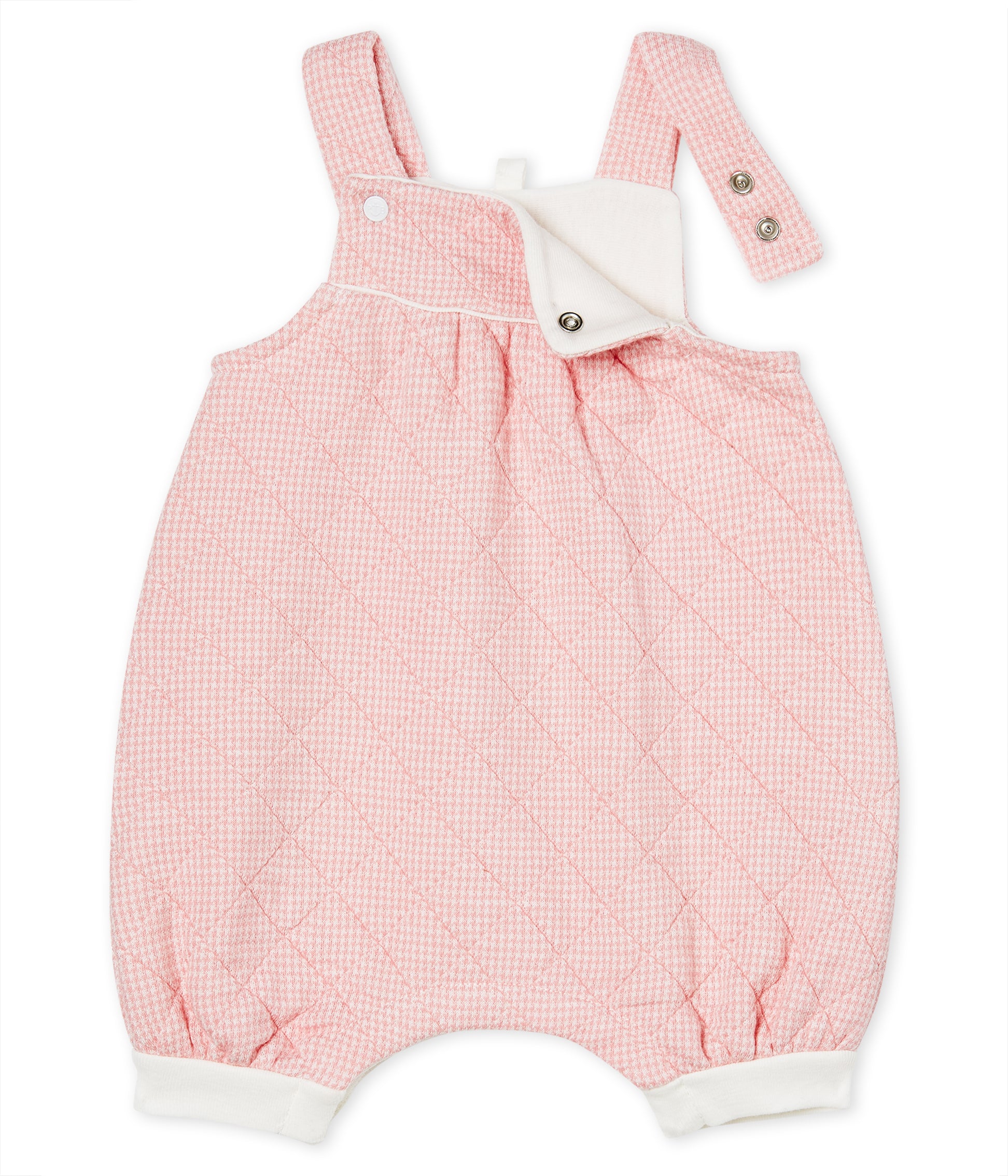 Baby Girls Pink Cotton Rompers