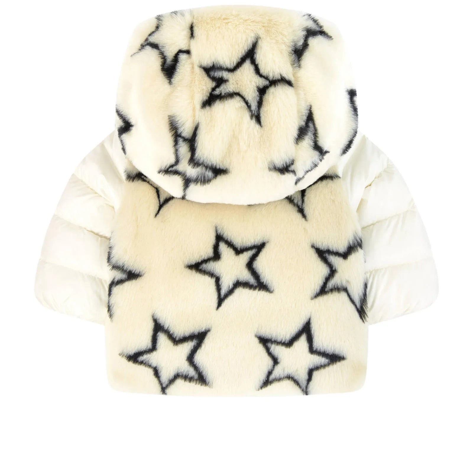 Baby Girls Charcoal Stars Padded Coat