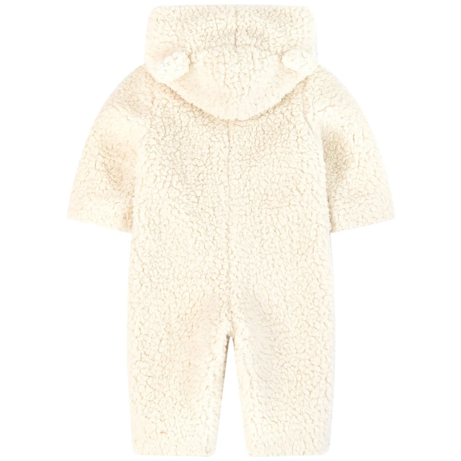 Baby Girls White Logo Romper