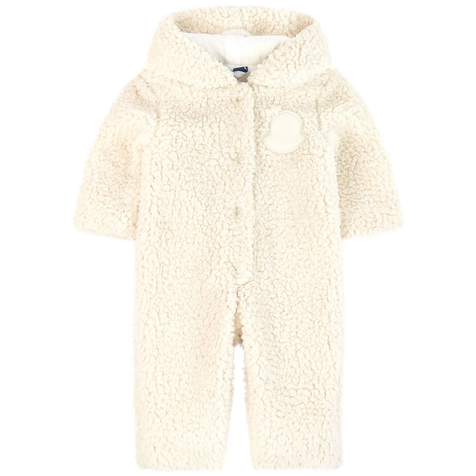 Baby Girls White Logo Romper