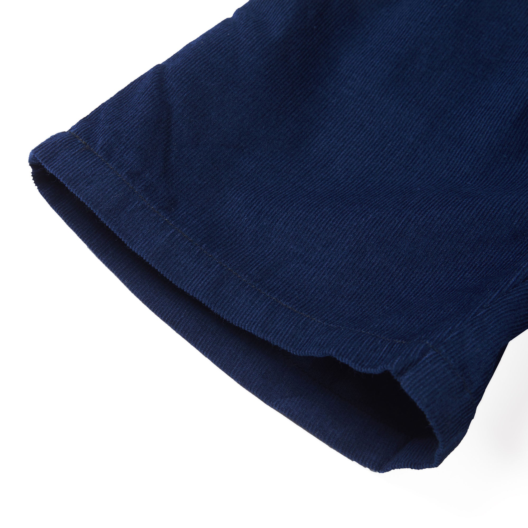 Girls Dark Blue Cotton Shorts