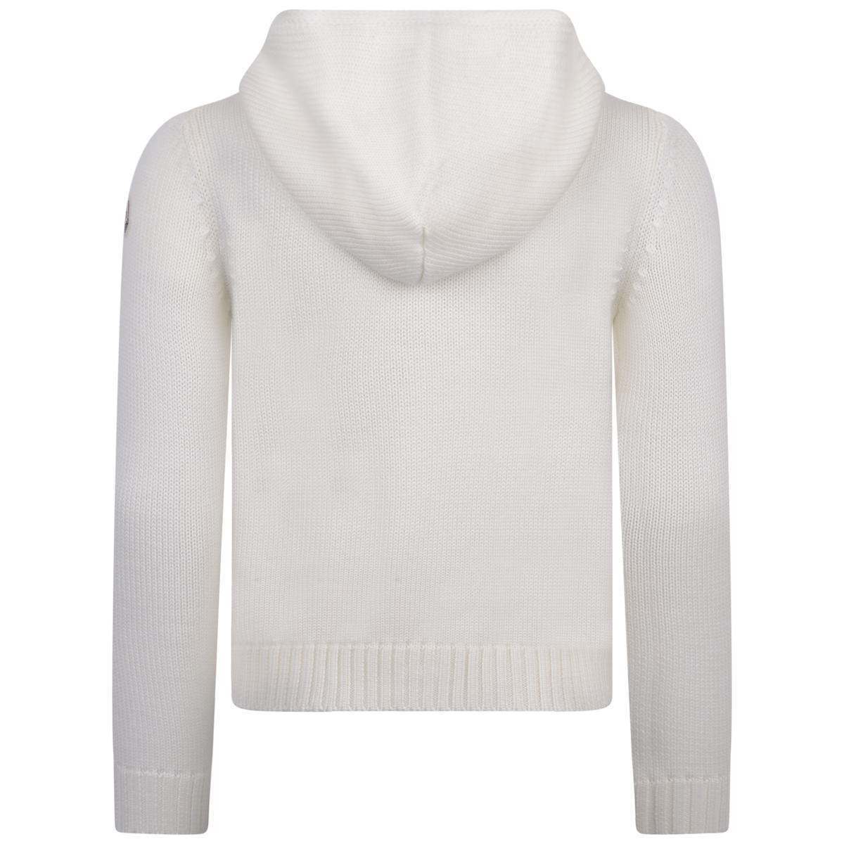 Girls Natural Virgin Wool Padded Down Jacket