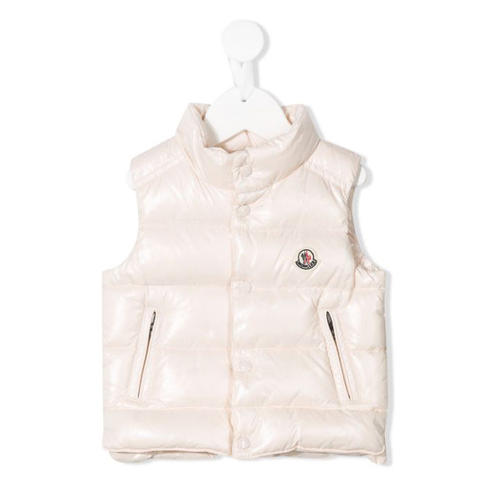 Baby Girls Pastel Pink "Bernard" Padded Down Gilet