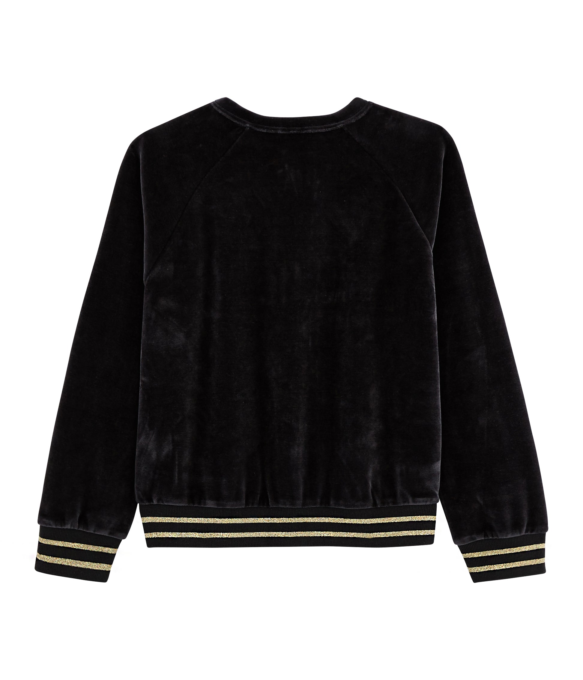Girls Black Zip Jacket