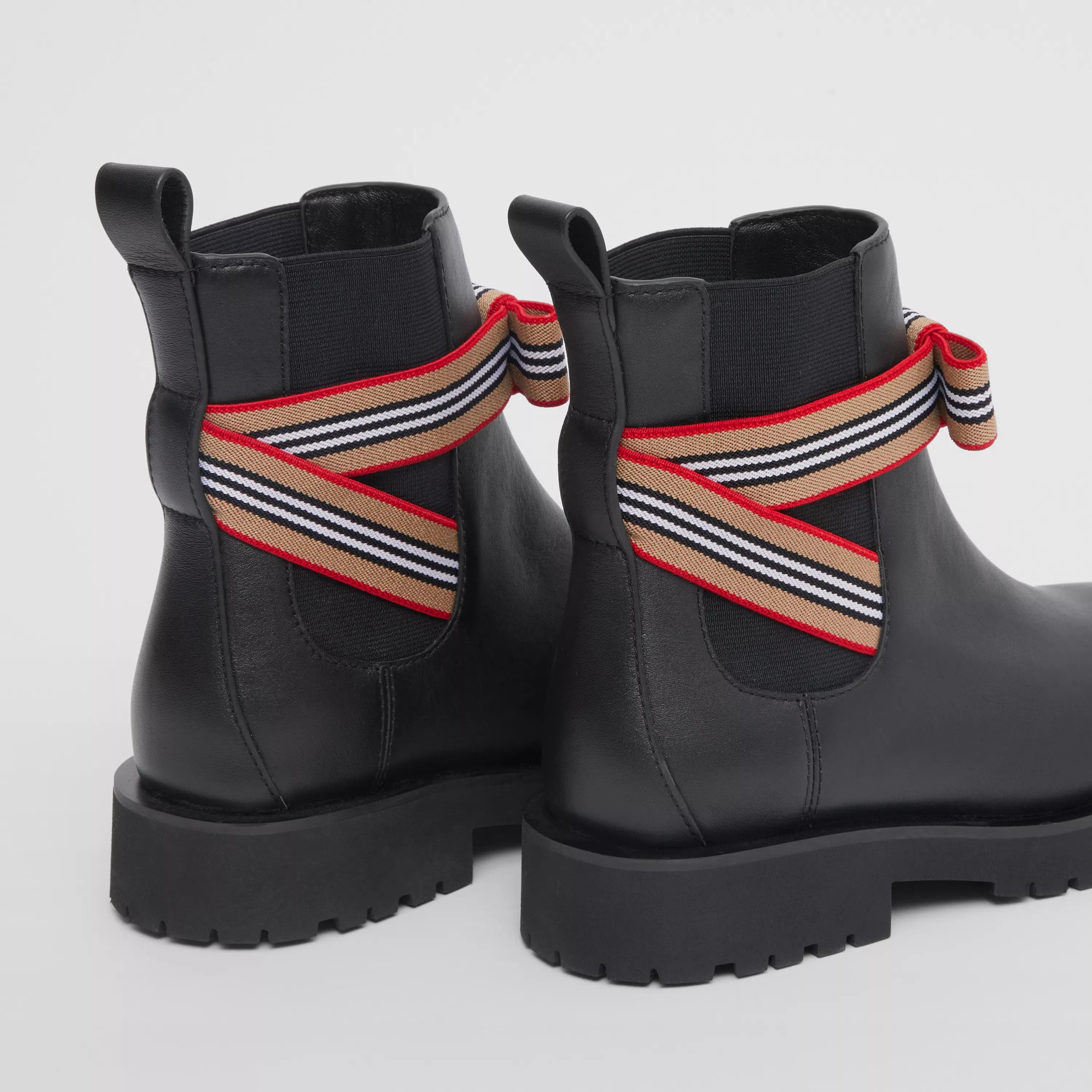 Girls Black Bow Boots