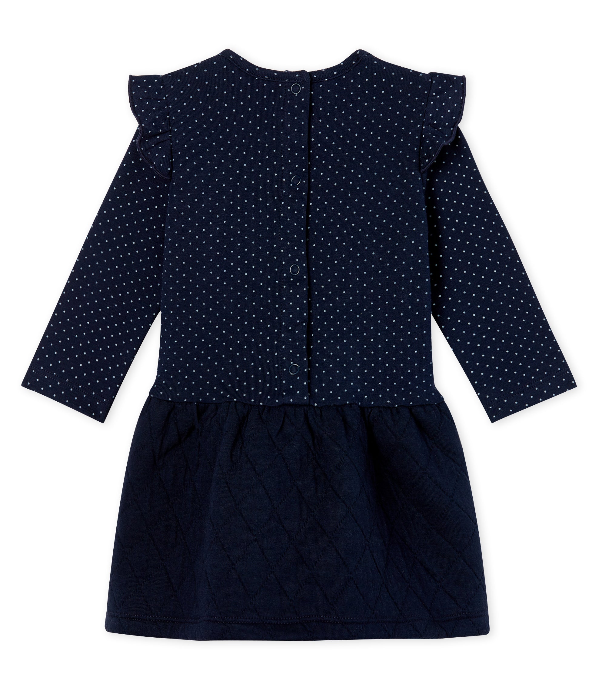 Baby Girls Blue Cotton Dress