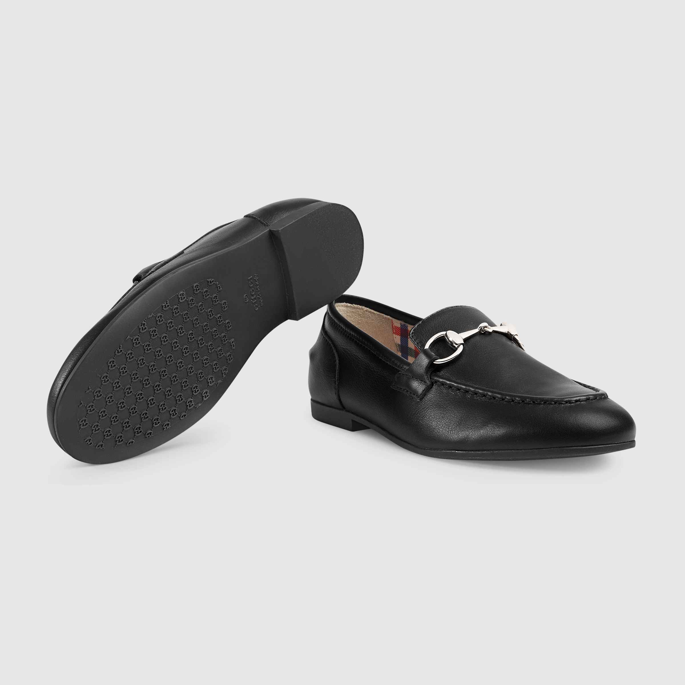 Girls Black Jordaan Leather Loafer