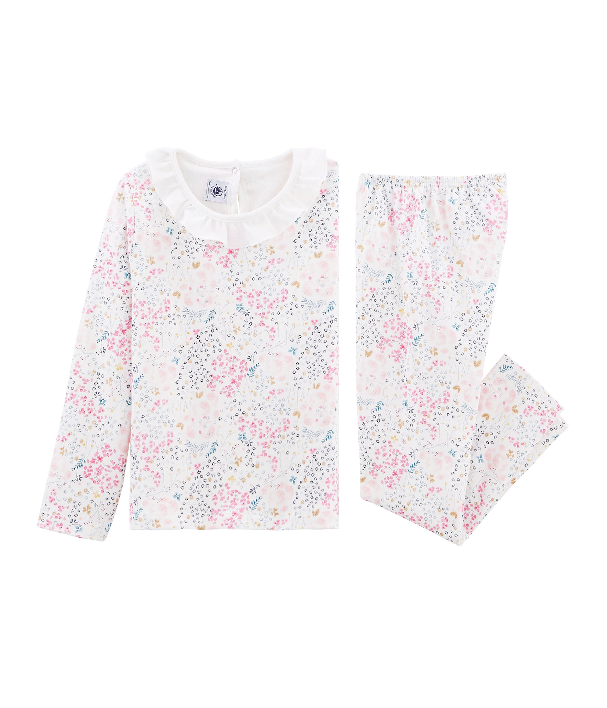 Girls Multicolor Cotton Nightwear Set