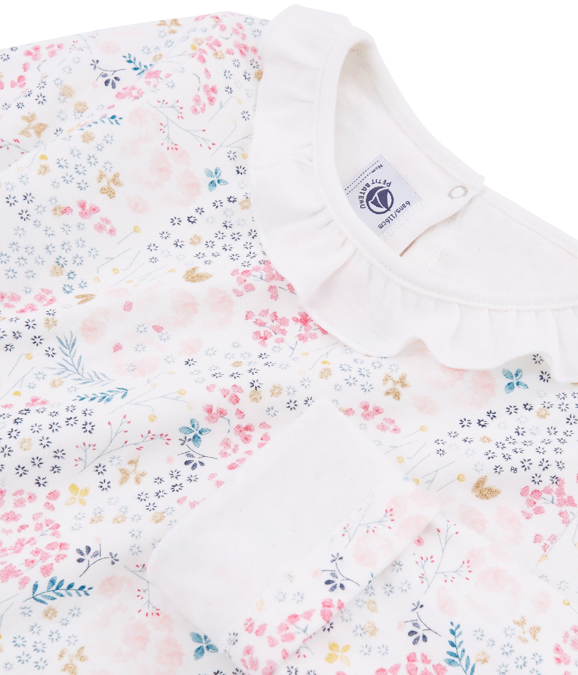 Girls Multicolor Cotton Nightwear Set