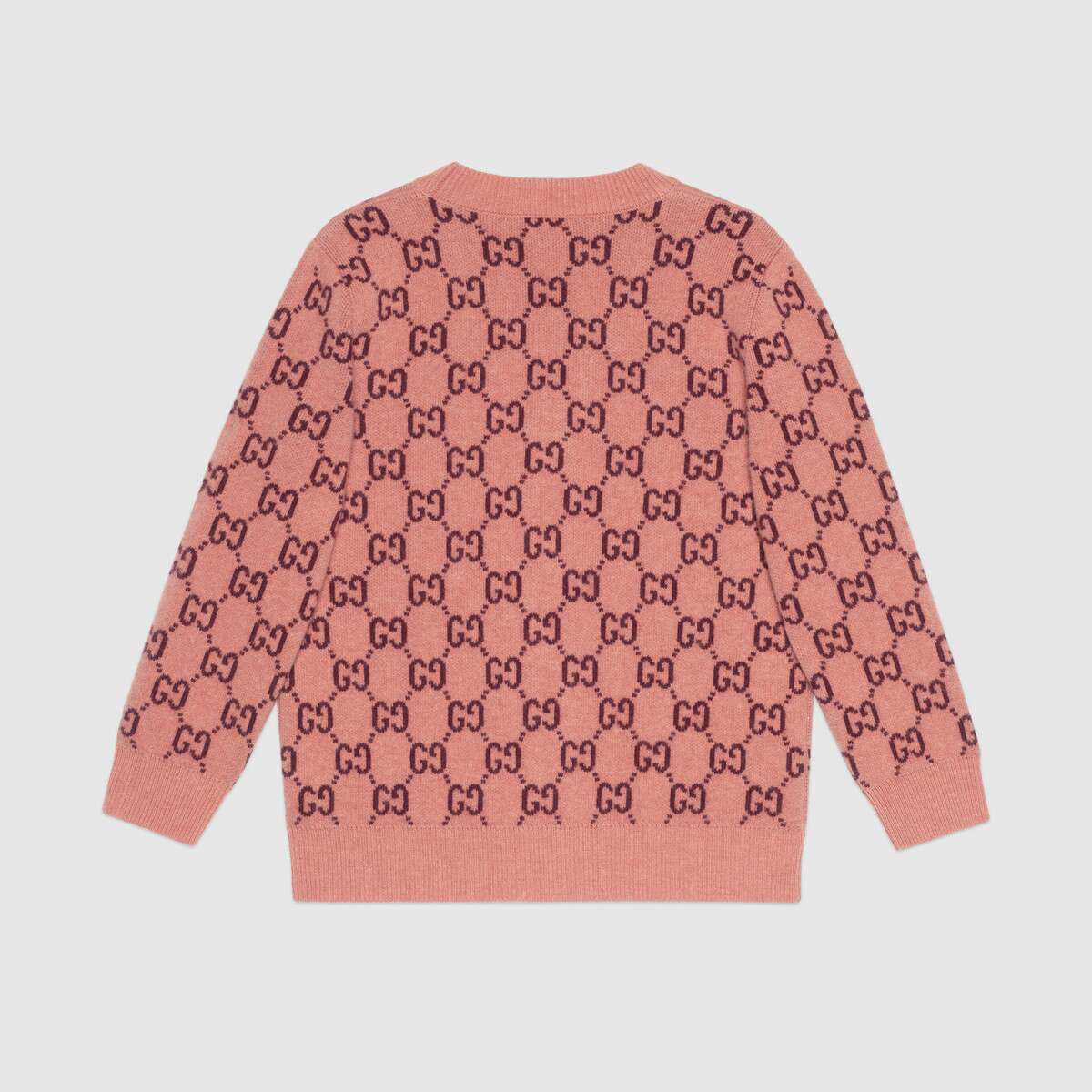 Girls Rose GG Wool Cardigan