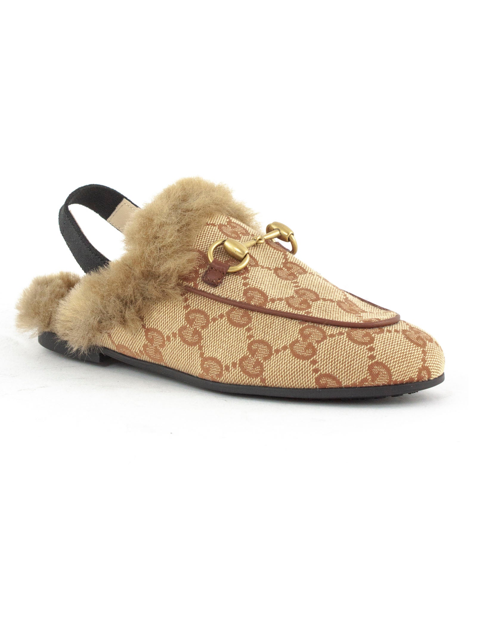 Girls Beige Logo Sandals