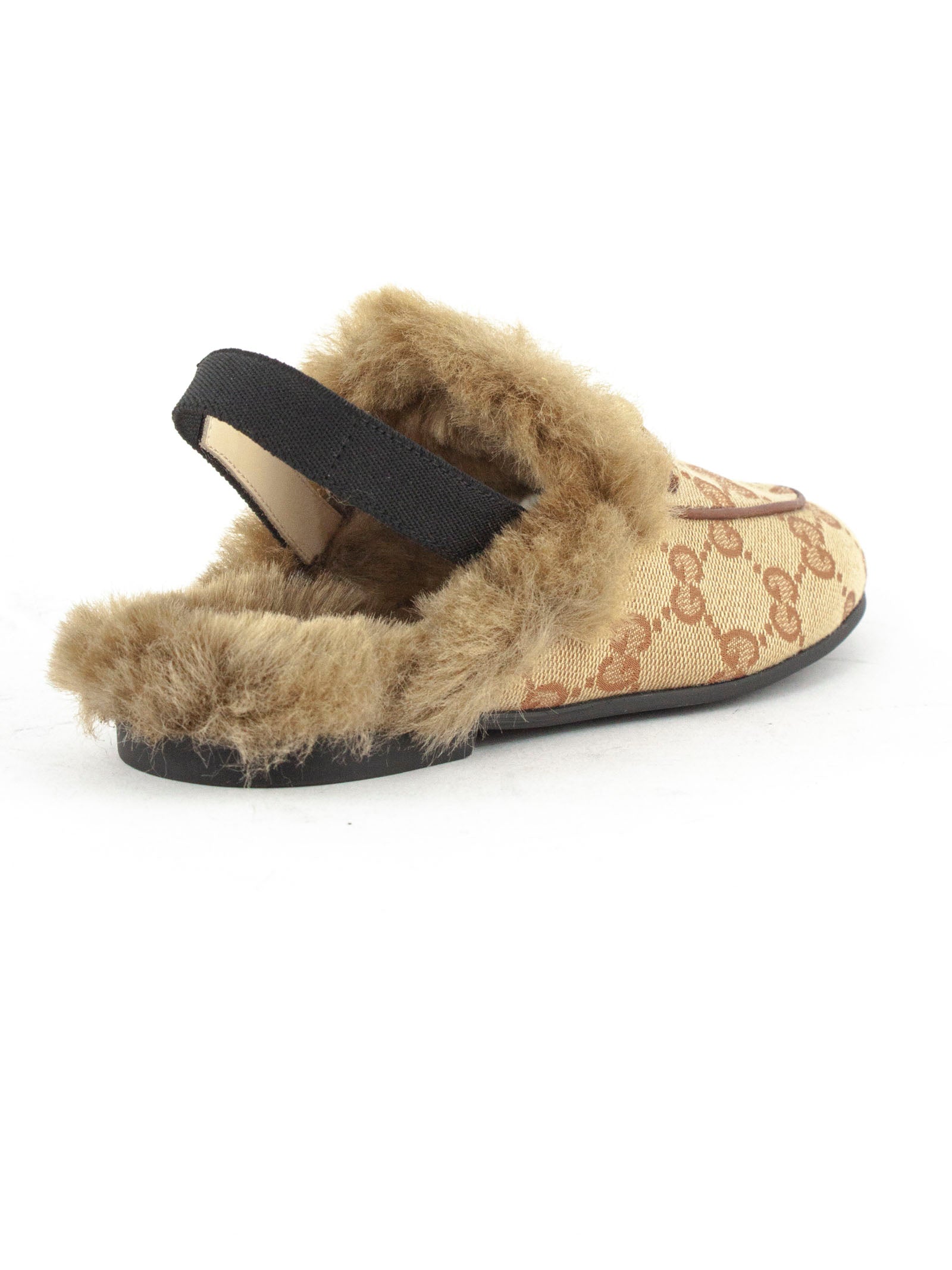 Girls Beige Logo Sandals