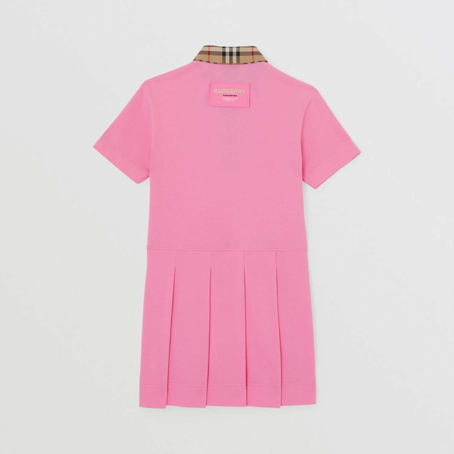 Girls Pink Cotton Dress