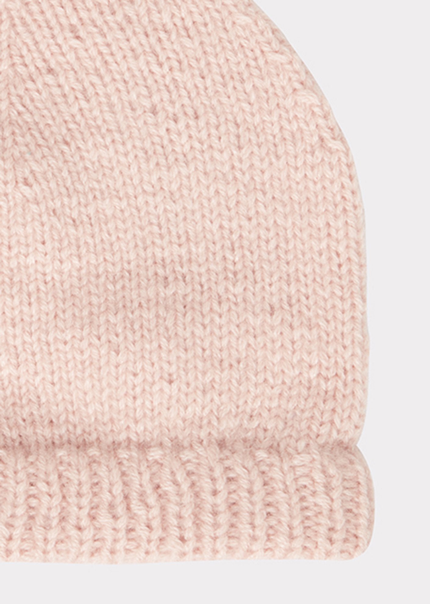 Baby Girls Light Pink Cashmere Hat