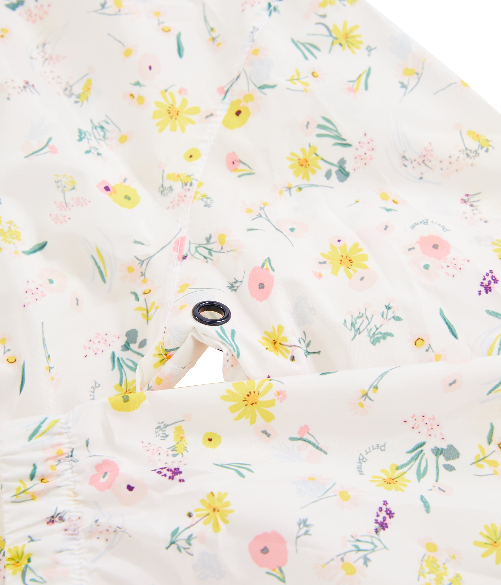 Girls White Flower Jacket