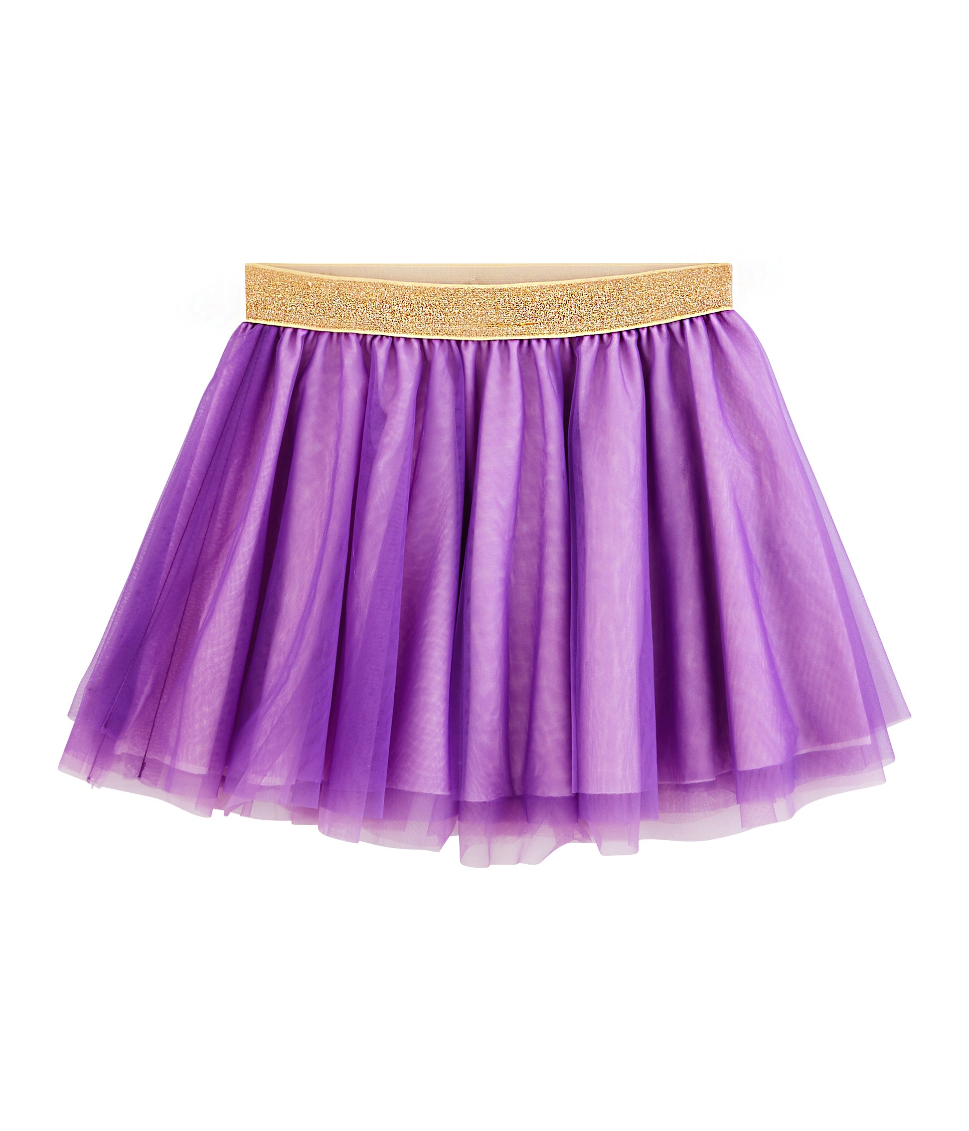 Girls Purple Tulle Skirt