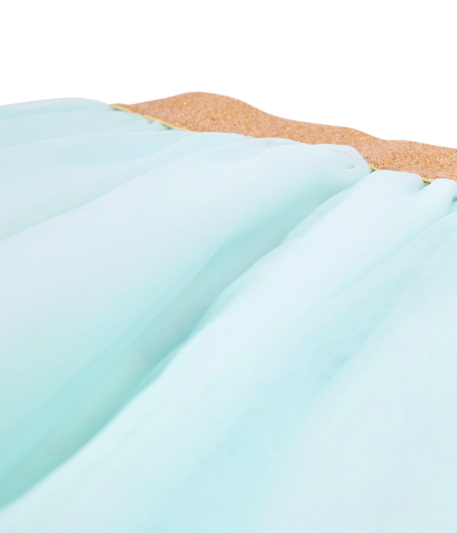 Girls Cyan Tulle Skirt