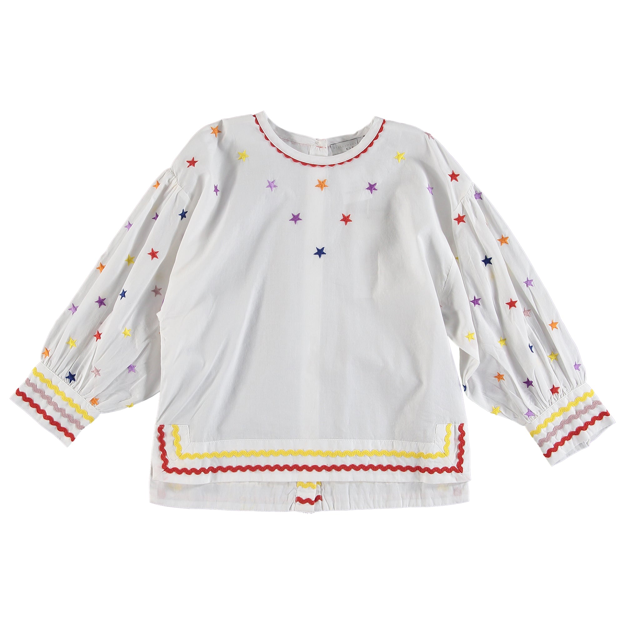 Girls White Star Shirt
