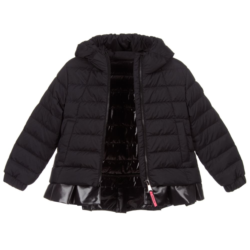 Girls Black 'TABETHA' Padded Down Jacket