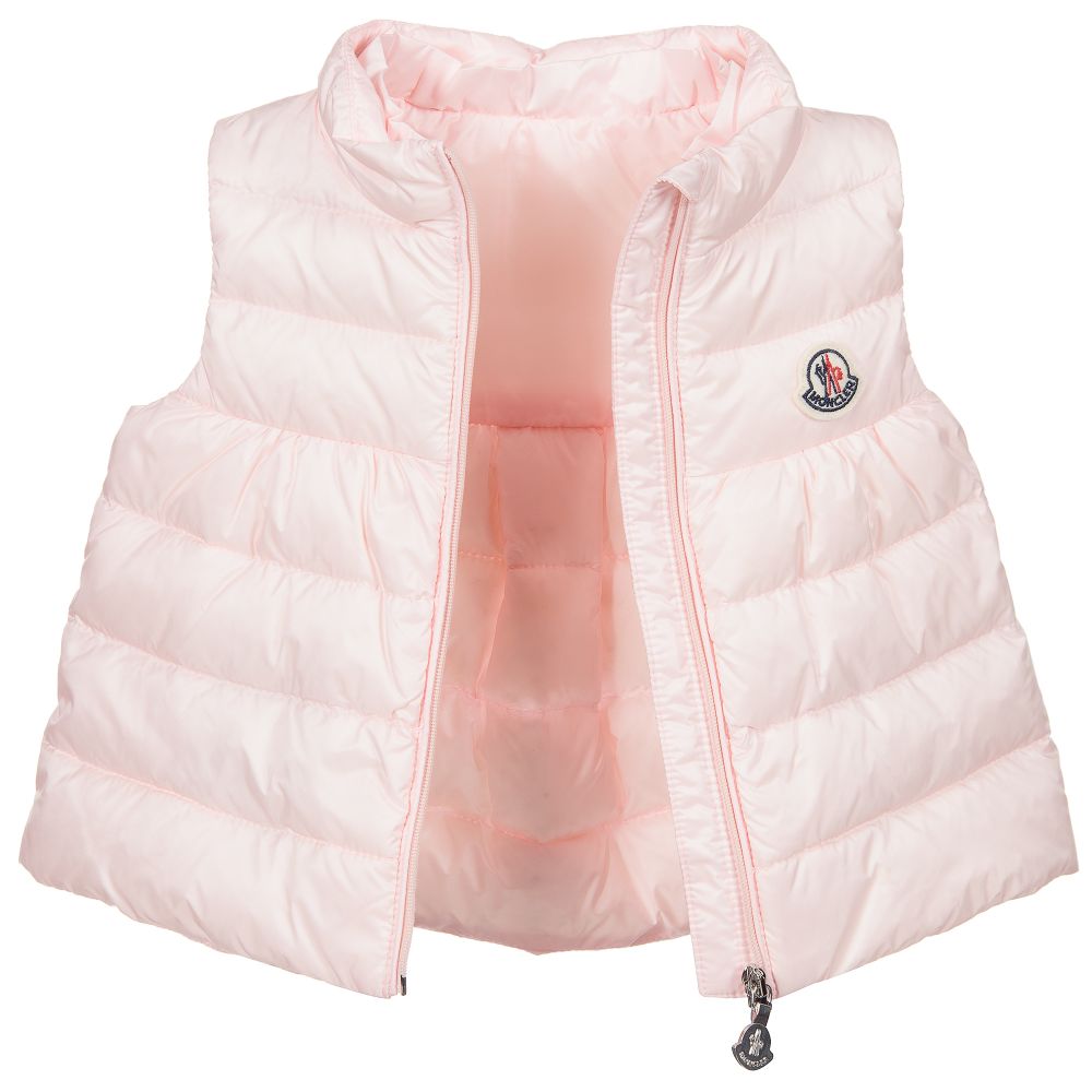 Baby Girls Light Pink "NEW SUZETTE" Padded Down Vest