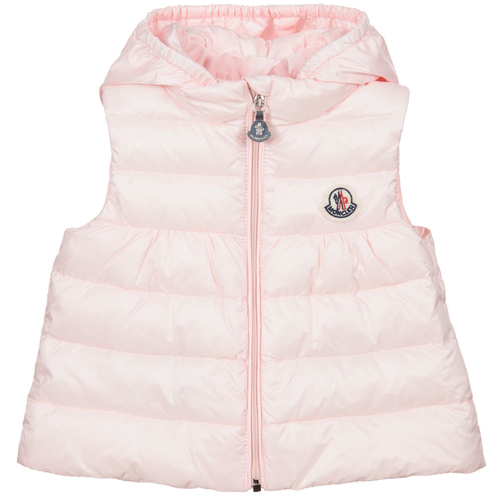 Baby Girls Light Pink "NEW SUZETTE" Padded Down Vest