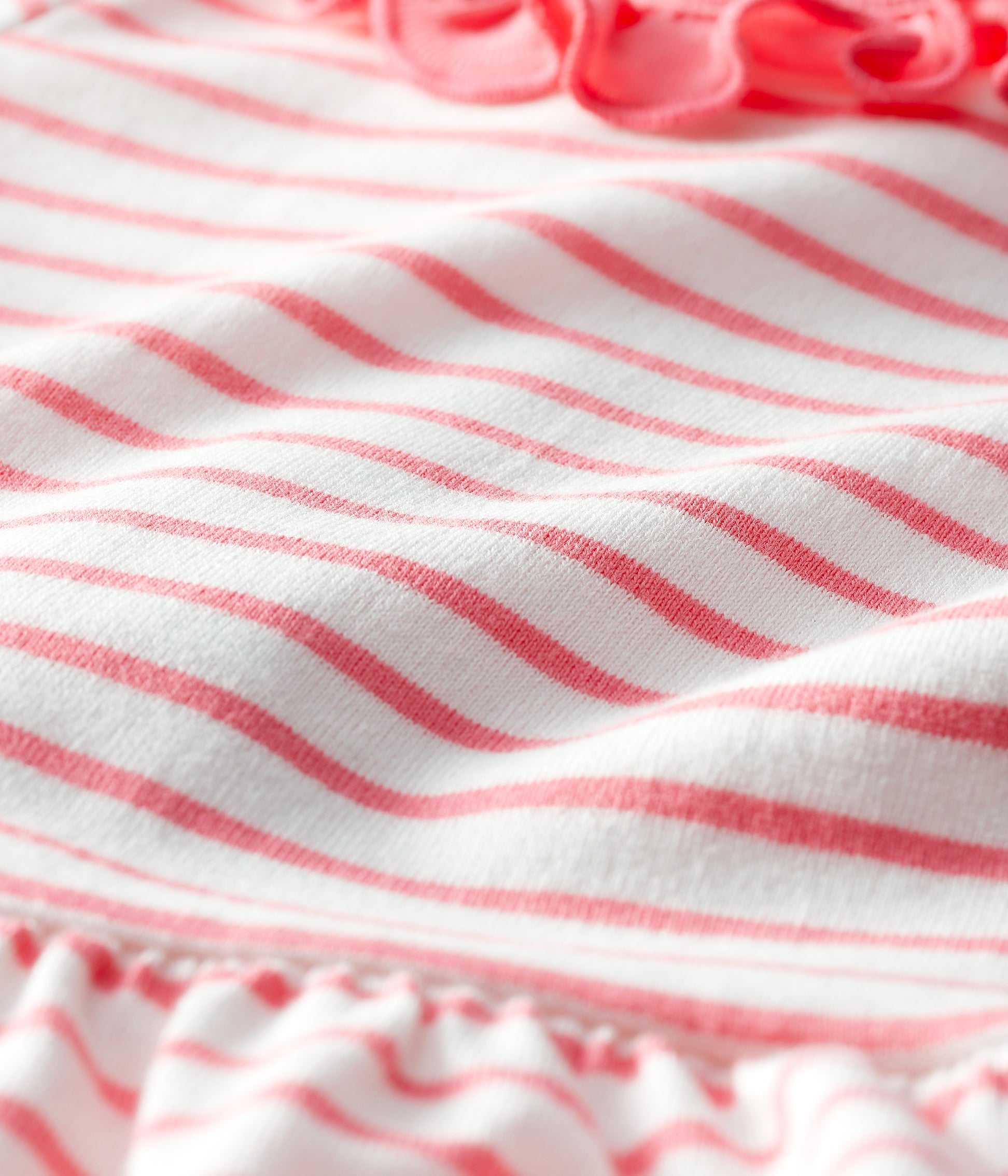 Baby Girls Pink Stripe Cotton Dress