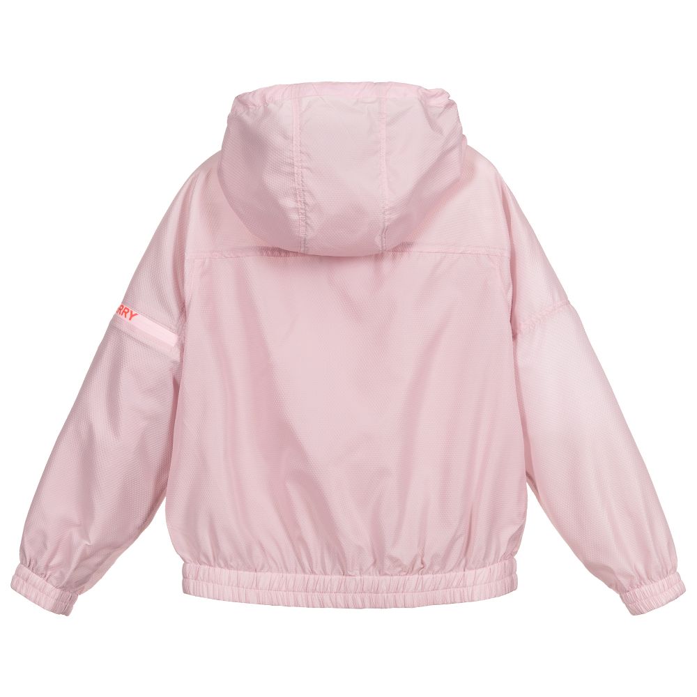 Girls Pink Logo Jacket